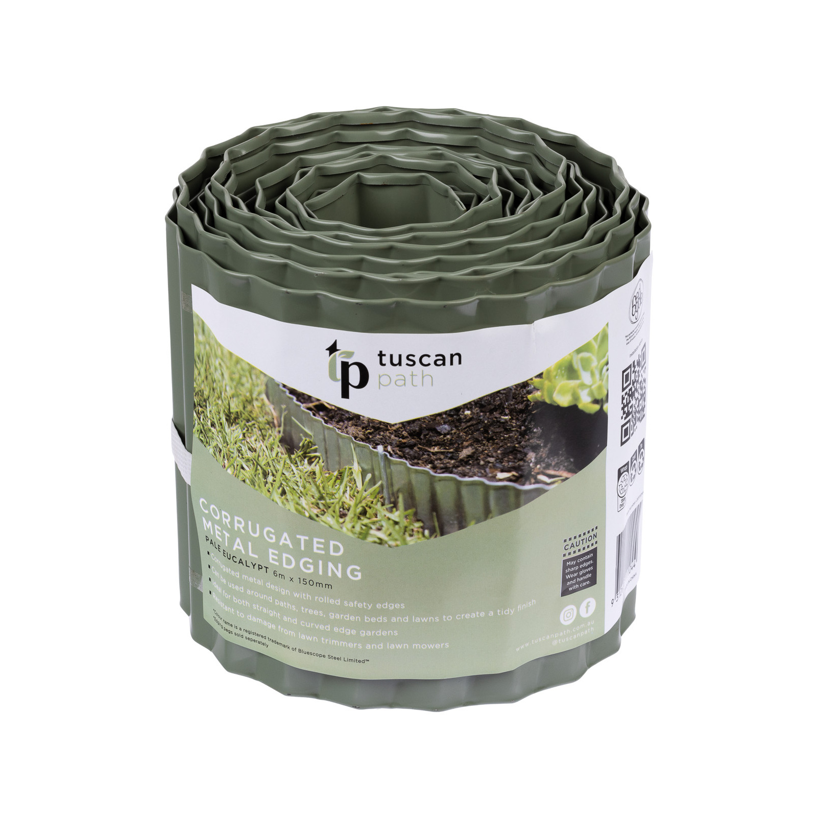 Tuscan Path 150mm x 6m Eucalypt Garden Edging Bunnings Australia