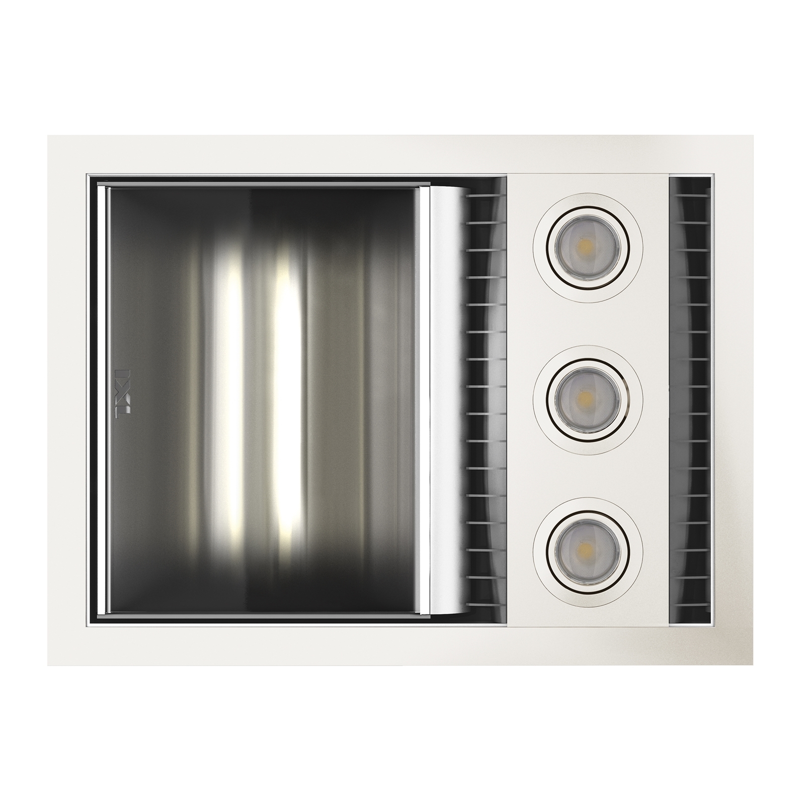 IXL Tastic White Neo Single 3 In 1 Bathroom Fan Heater - Bunnings Australia