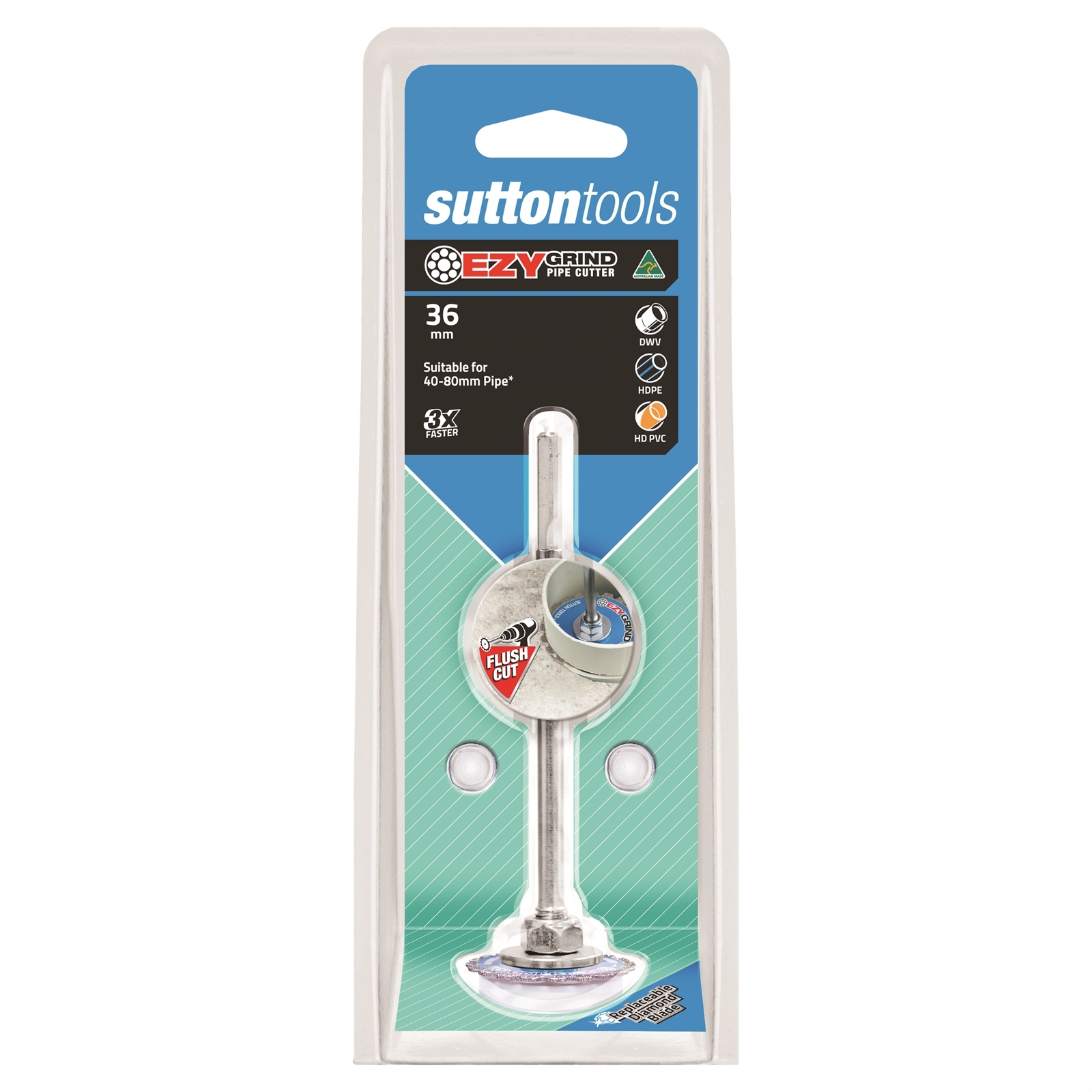 Sutton 36mm Ezygrind PVC / HDPE Pipe Cutter Bunnings Australia