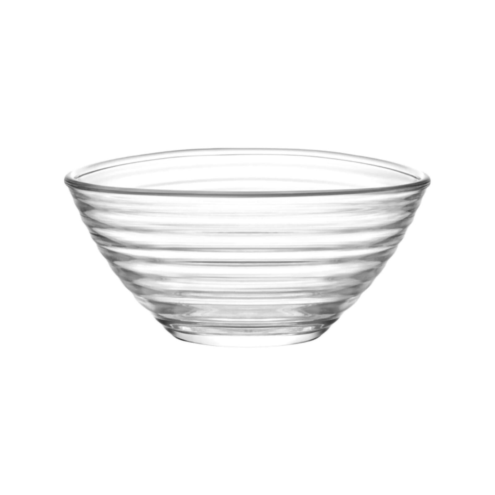 LAV Derin Glass Serving Bowl Clear Nesting Kitchen Mixing Bowls