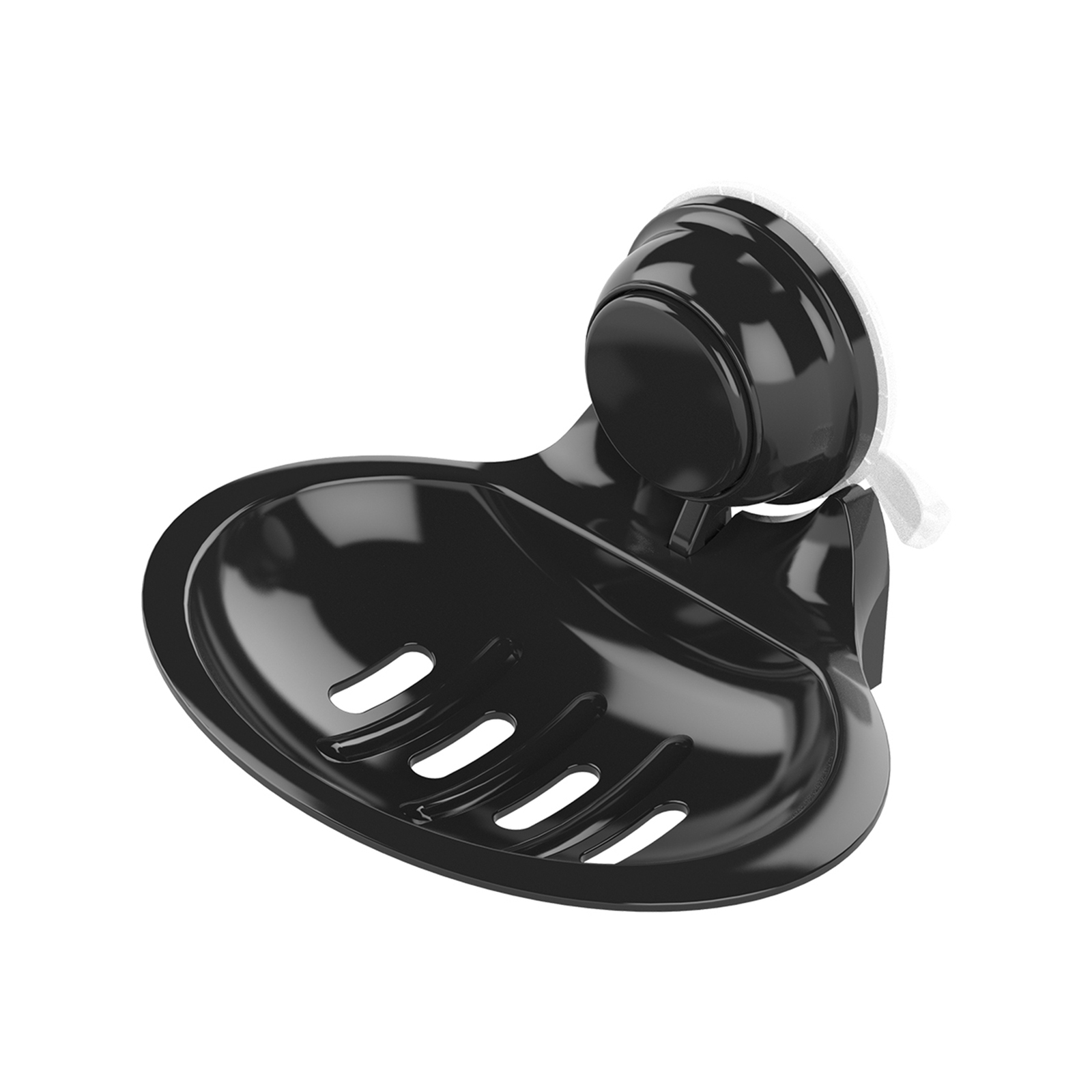 Naleon Black Bathroom Suction Soap Dish - Bunnings Australia