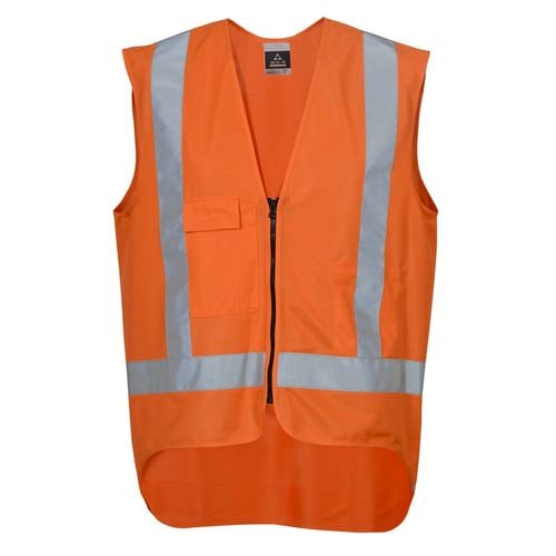 Ace Safety Vest HiVis Orange Small 442HCHFLO Bunnings New Zealand