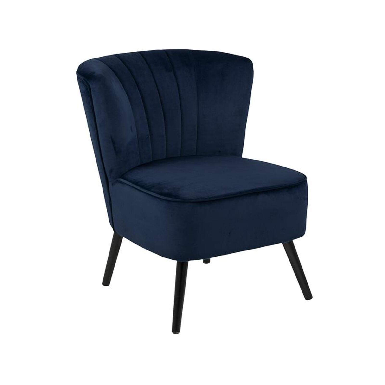 LEILA LOUNGE CHAIR BLUE - Bunnings Australia