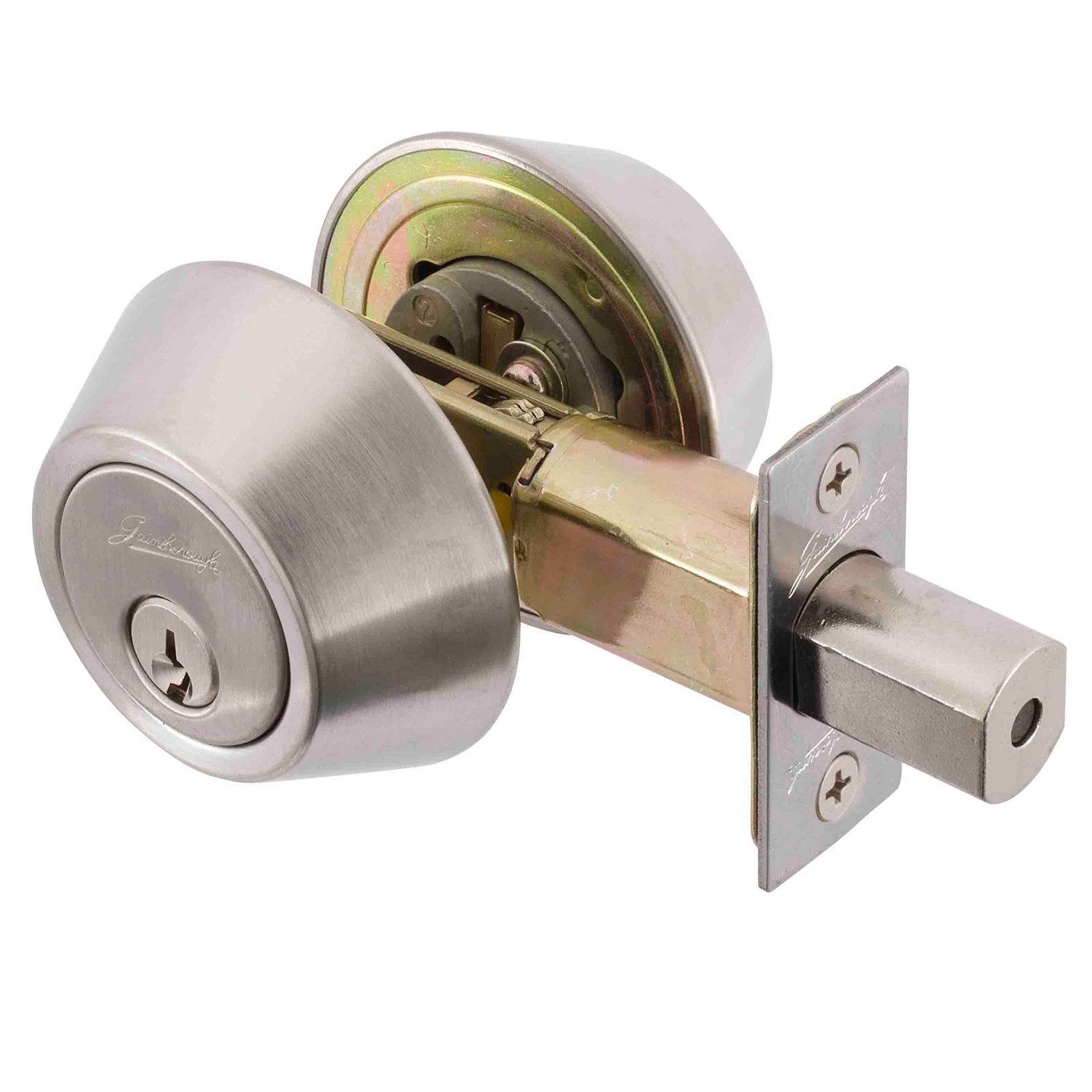 Gainsborough 250 Series Stainless Steel Double Cylinder Deadbolt ...