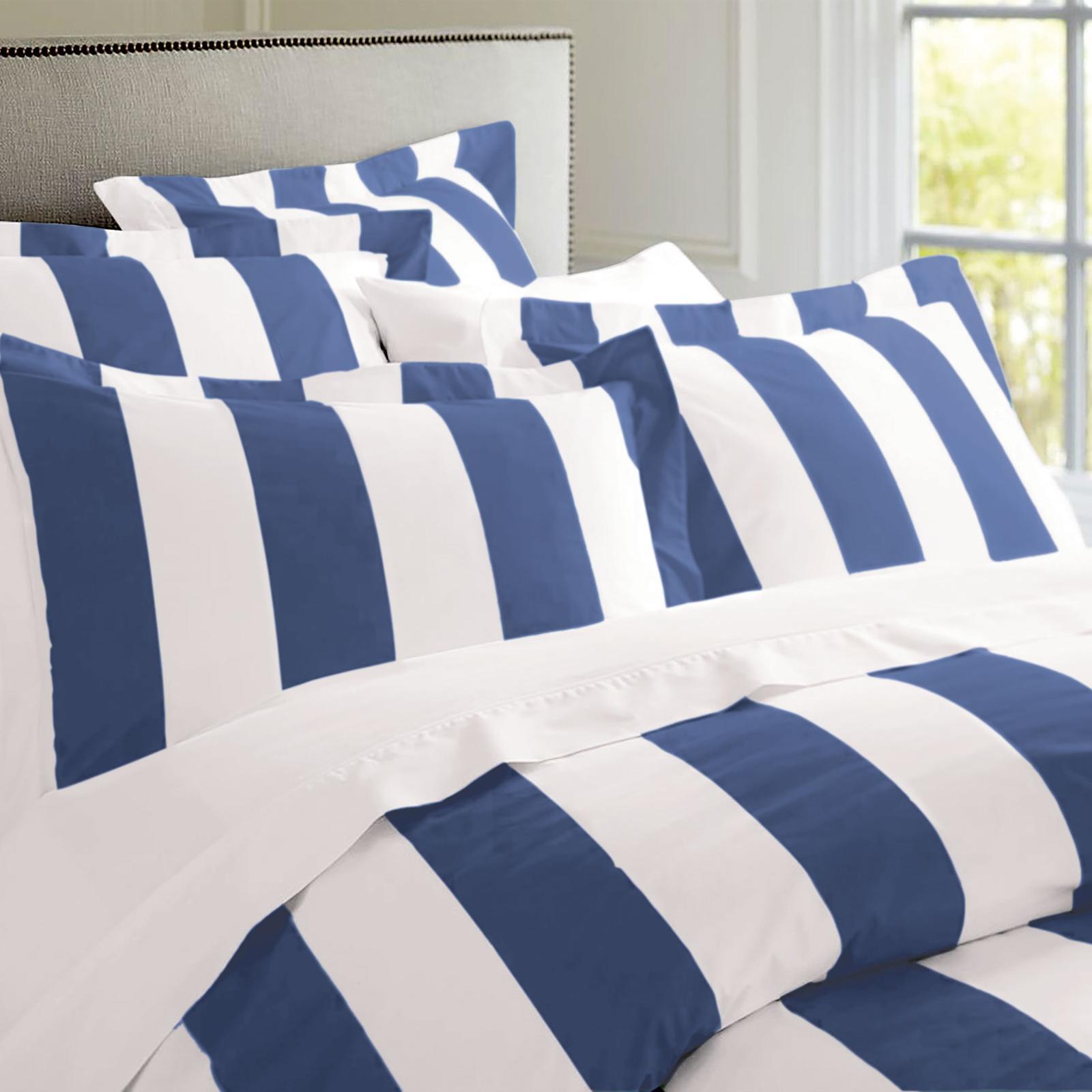 Oxford Stripe Quilt Cover set Queen Bunnings Australia