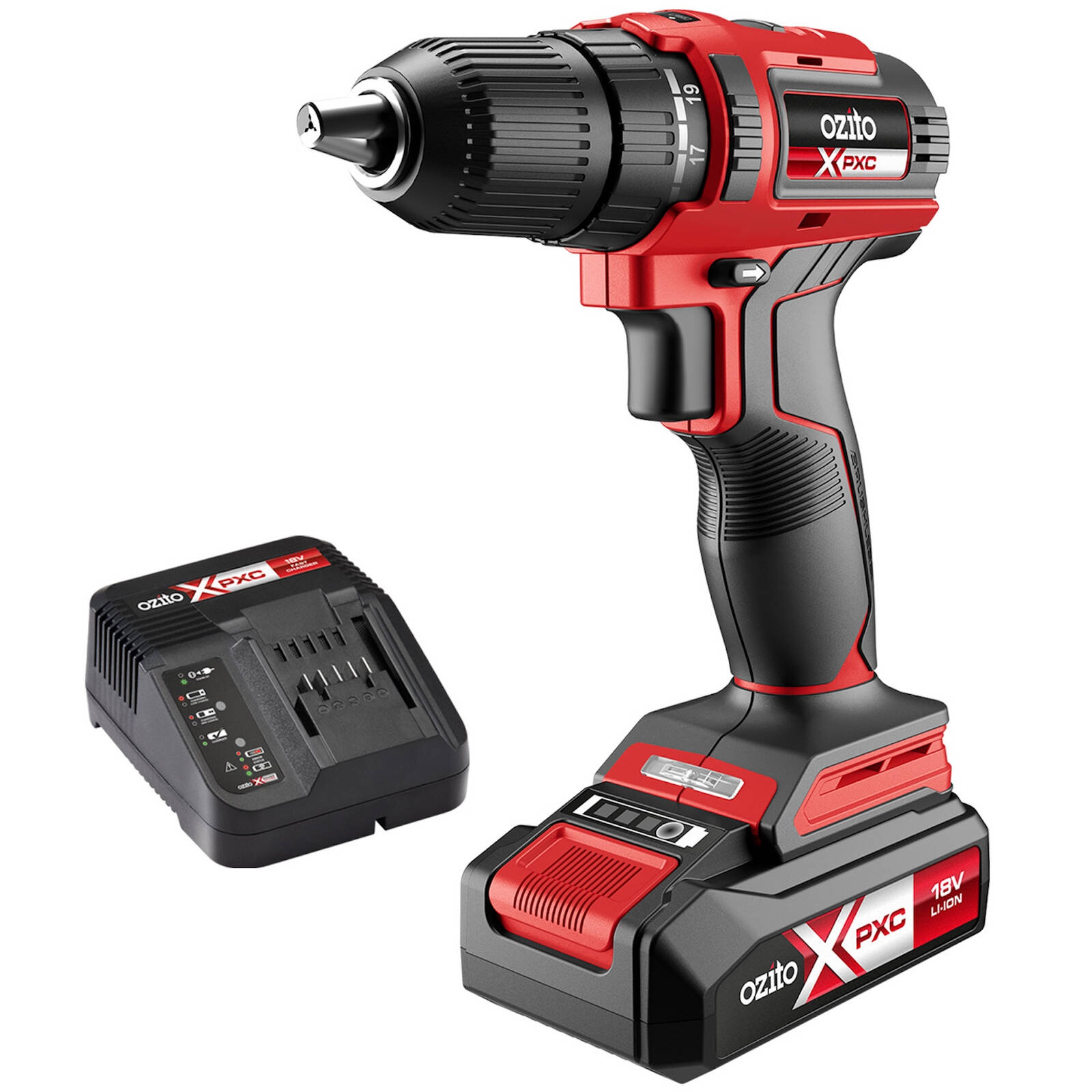 Ozito PXC 18V Brushless Compact Drill Driver Kit Bunnings Australia