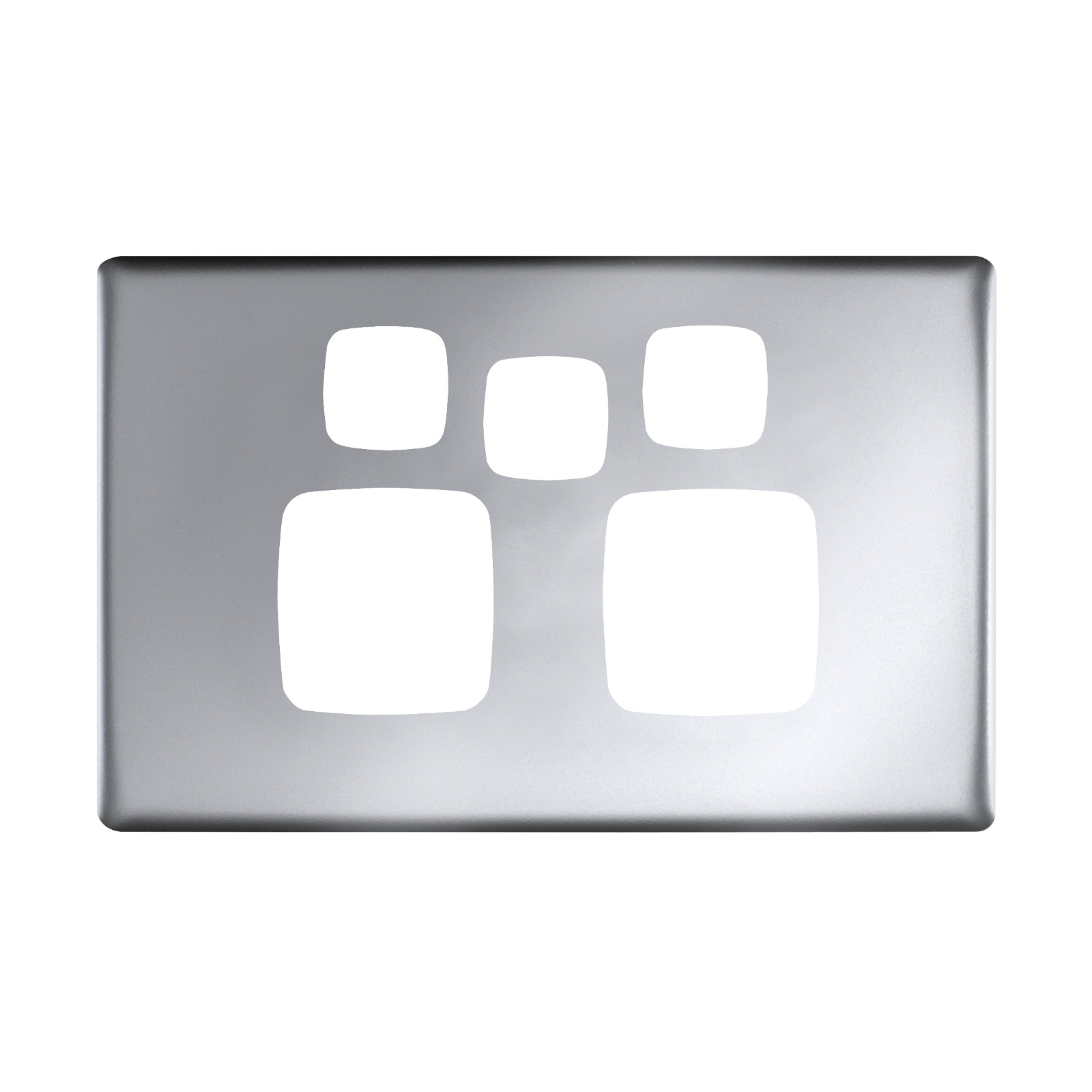 hpm-linea-double-powerpoint-with-extra-hole-coverplate-matt-silver