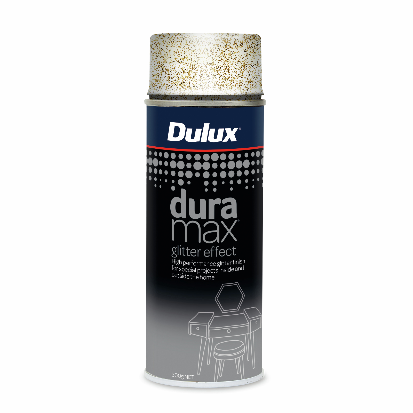 Dulux 300g Duramax Gold Glitter Spray Paint Bunnings Australia