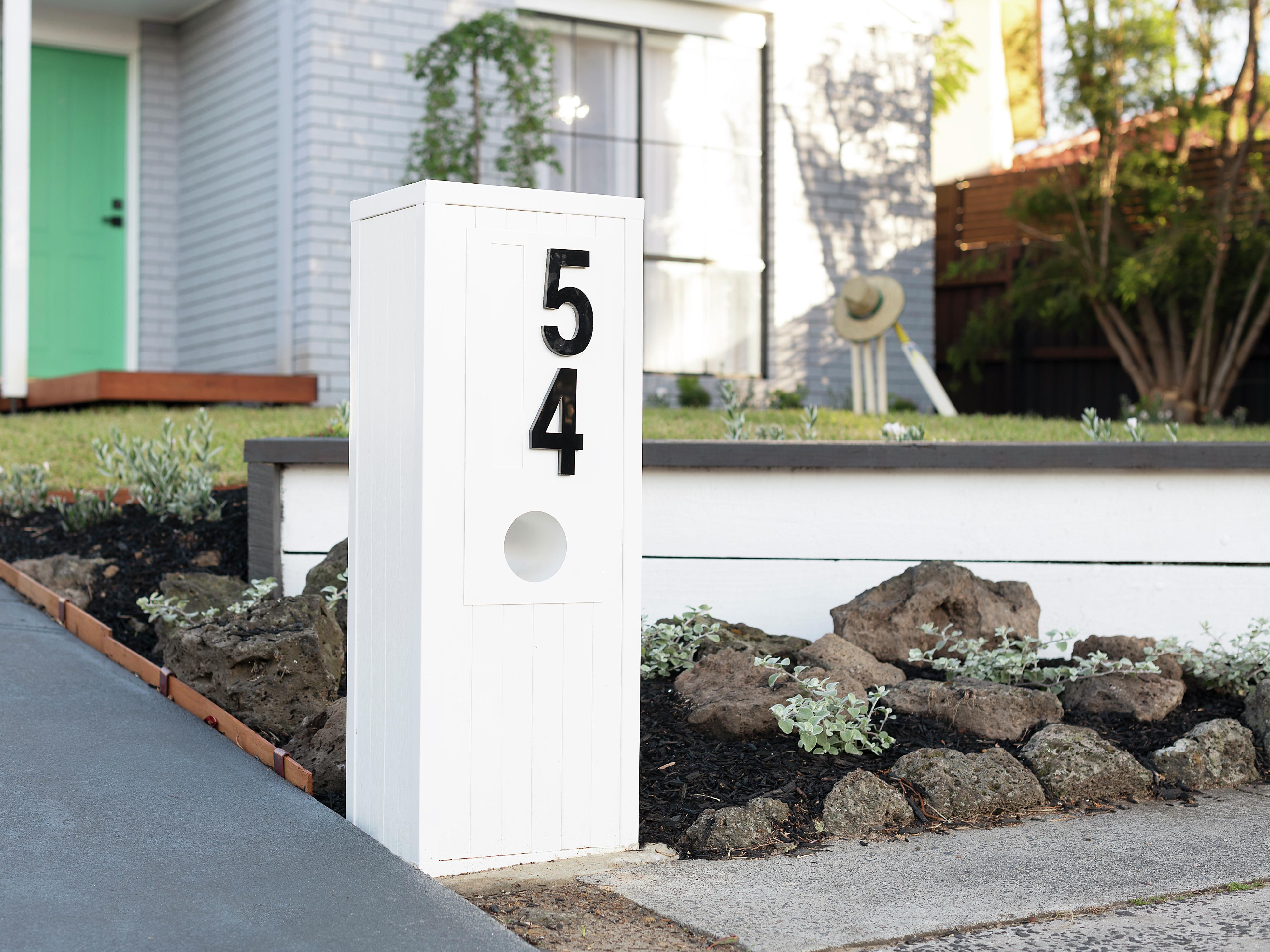 Bunnings solar online house numbers