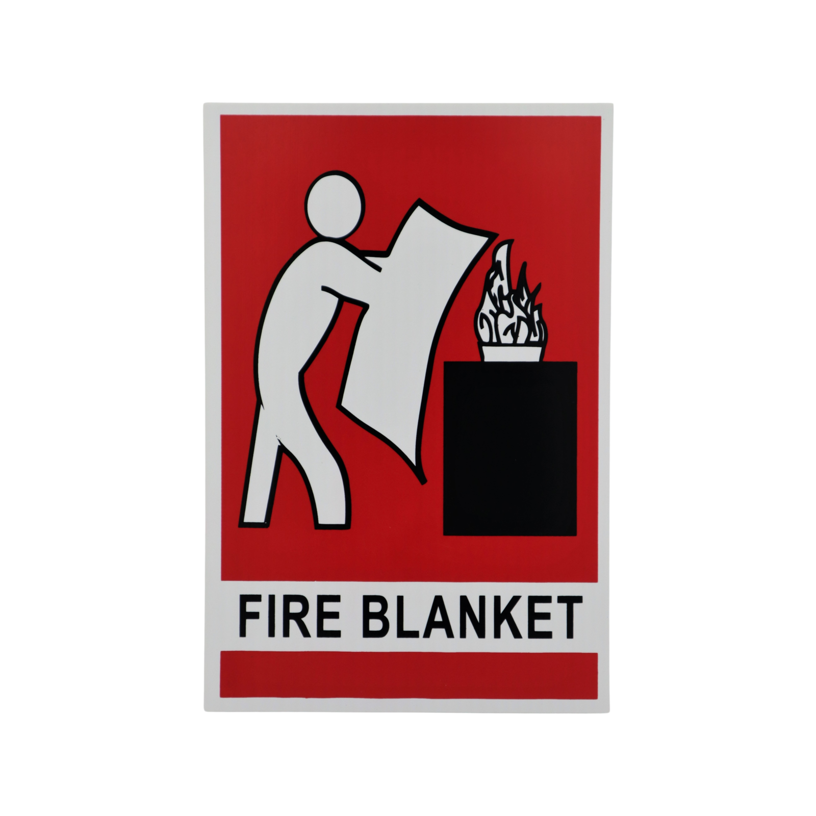 Fire Pro 225mm x 150mm Fire Blanket Sign Bunnings Australia