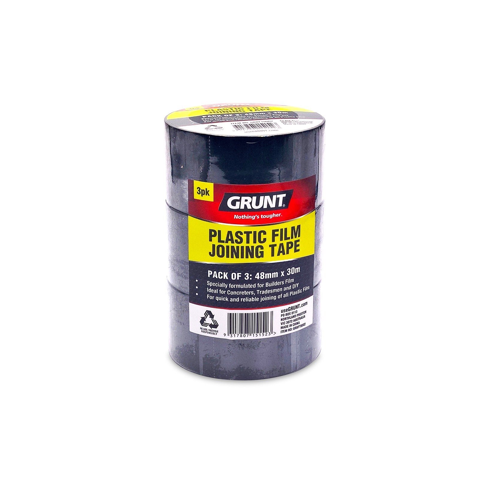 Grunt Builders Film Tape 3 Pack Bunnings Australia