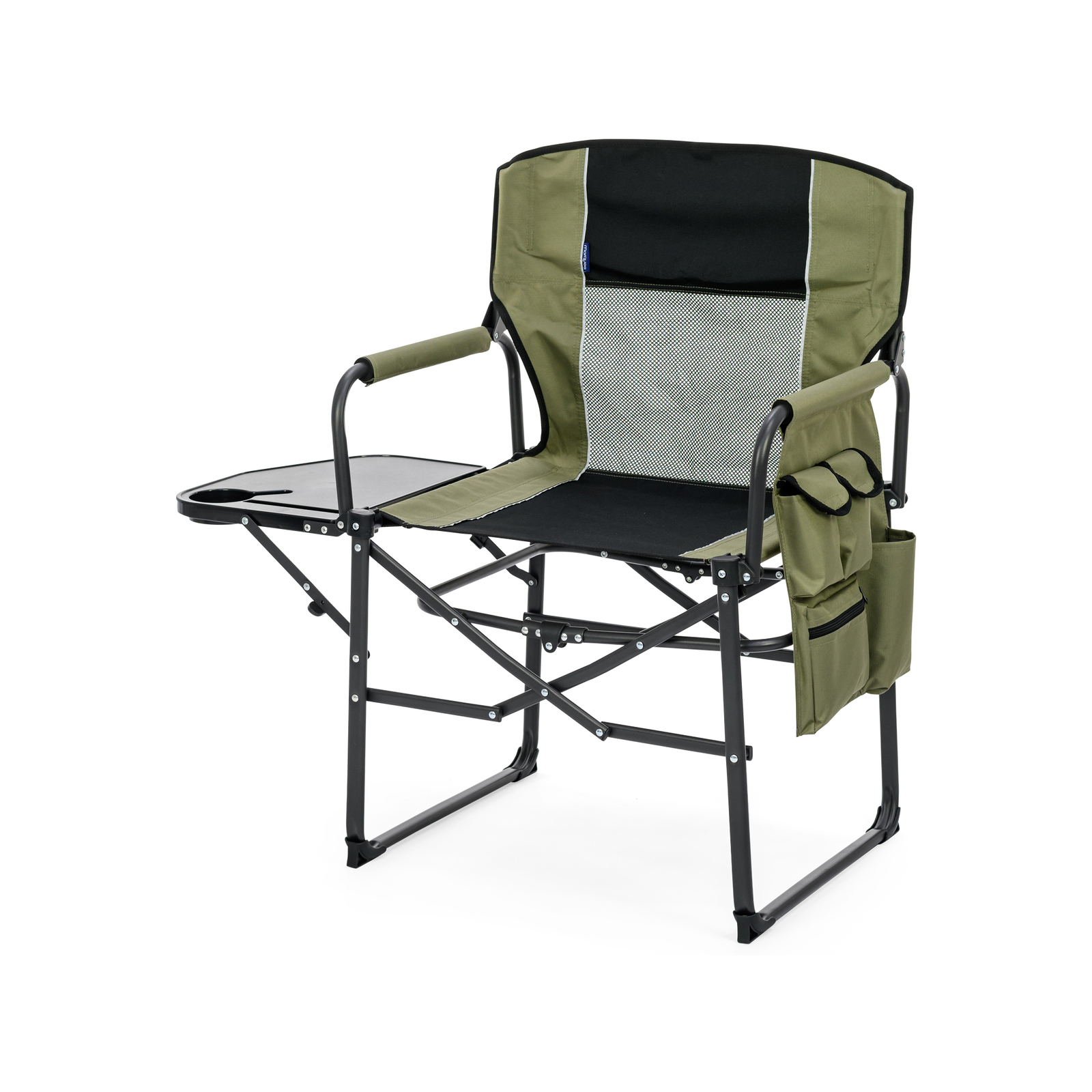 Marquee 62 x 50 x 92cm Khaki Director Compact Folding Camp Chair ...