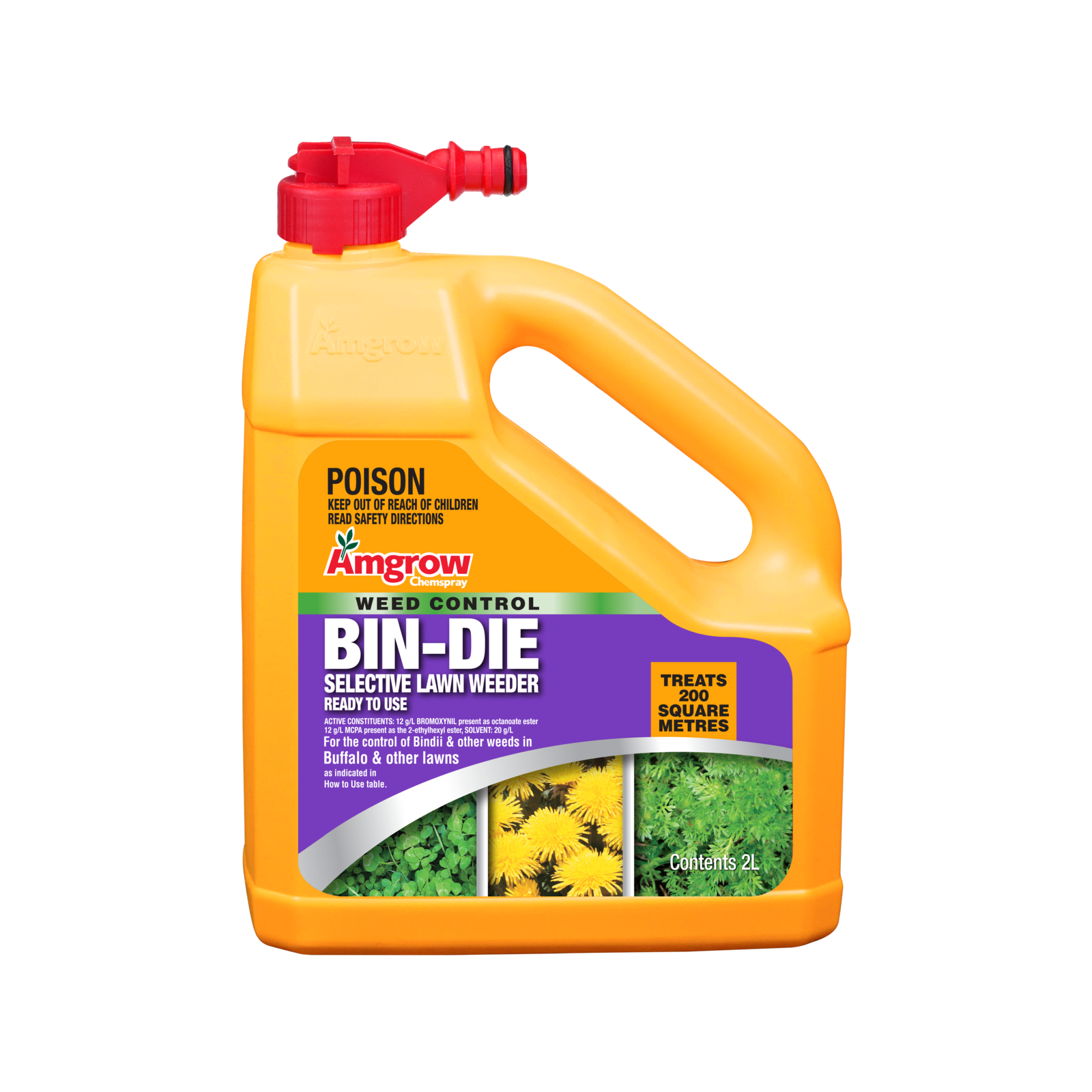Amgrow 2L BinDie Hose On Selective Herbicide Bunnings Australia