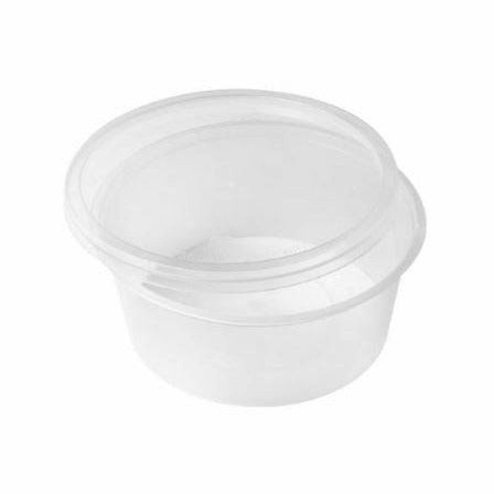 70ml | 100pcs Take away Containers Takeaway Food Plastic Lids Bulk ...