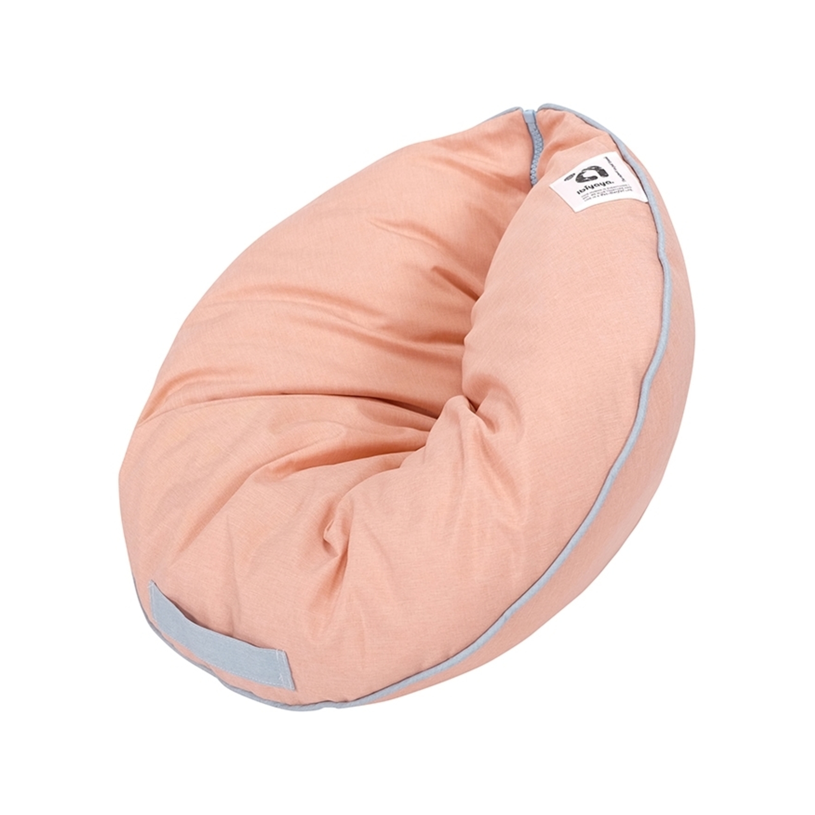 Ibiyaya Snuggler Super Comfortable Nook Pet Bed Playful Peach