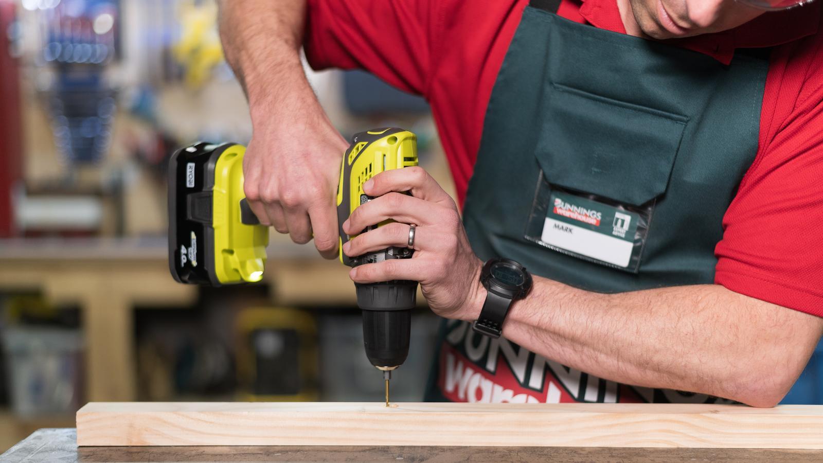 Bunnings hammer drill online ryobi