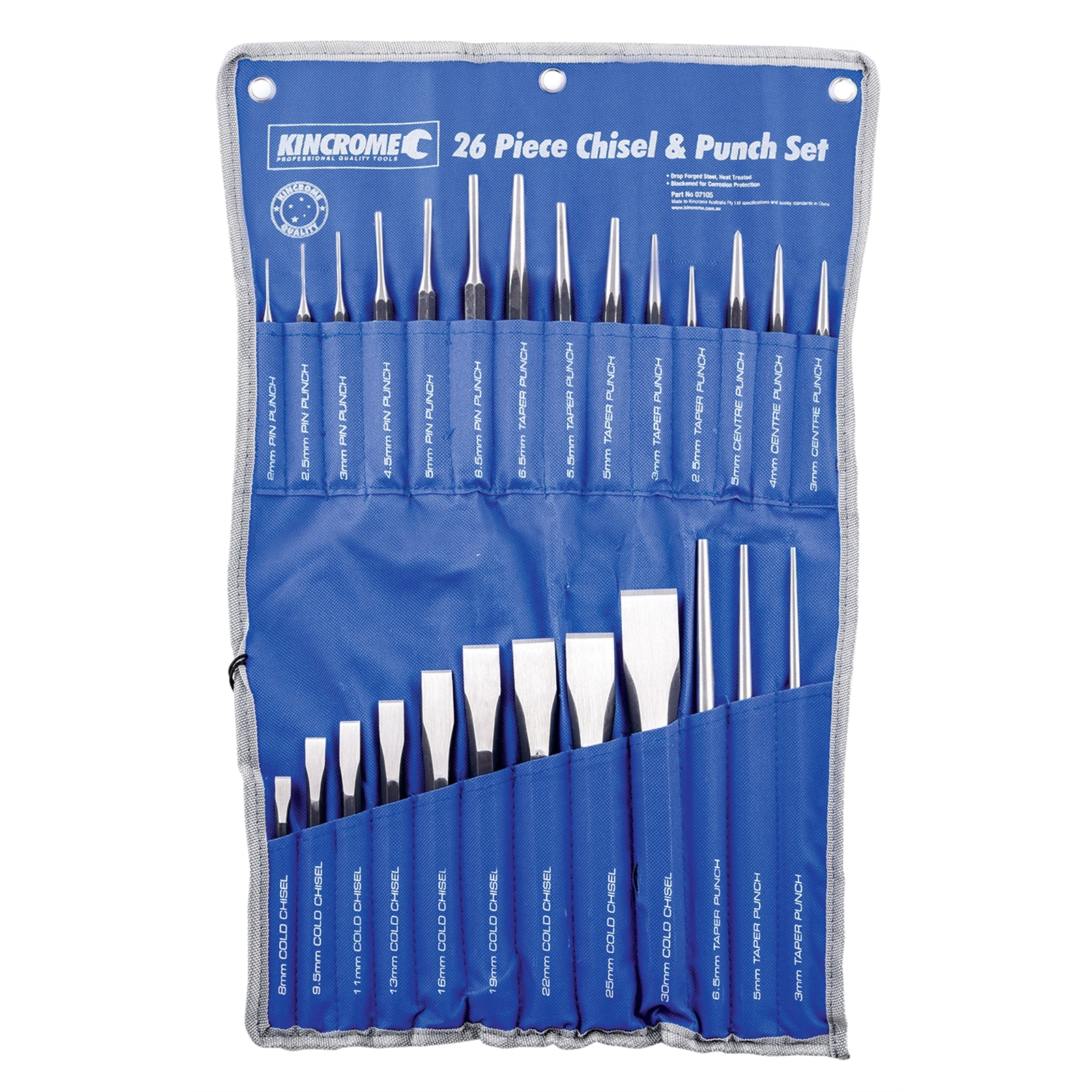 Kincrome 26 Piece Punch & Chisel Set Bunnings Australia