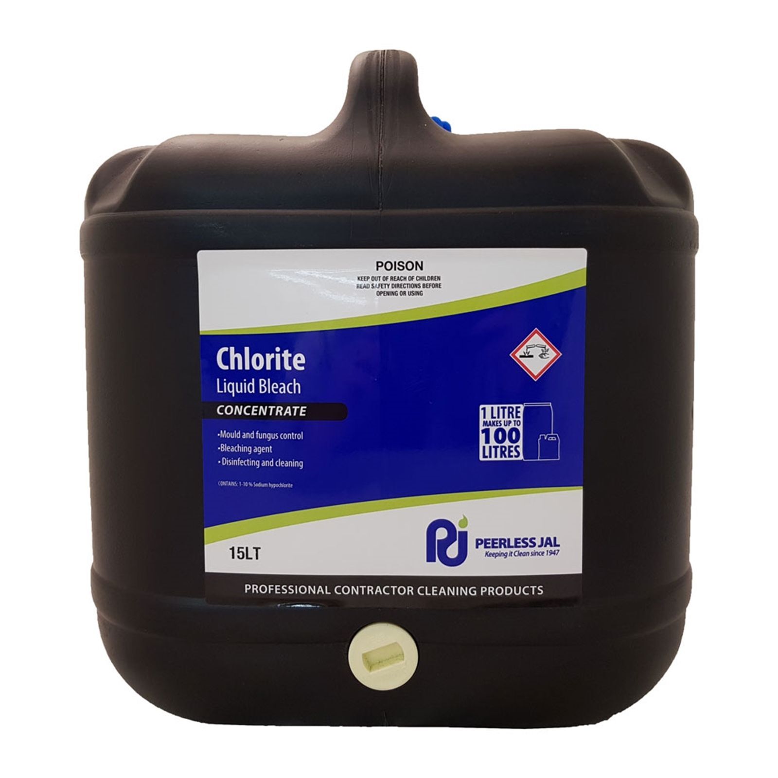 Peerless JAL 15L Chlorite Liquid Bleach Bunnings Australia