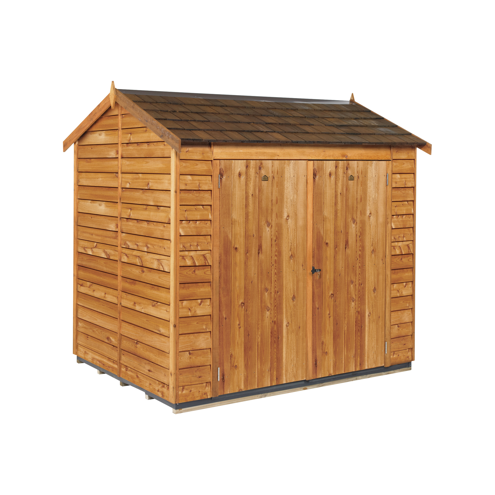 Cedar Shed 2.4 x 1.89m Astor Shingle Roof Bunnings New Zealand