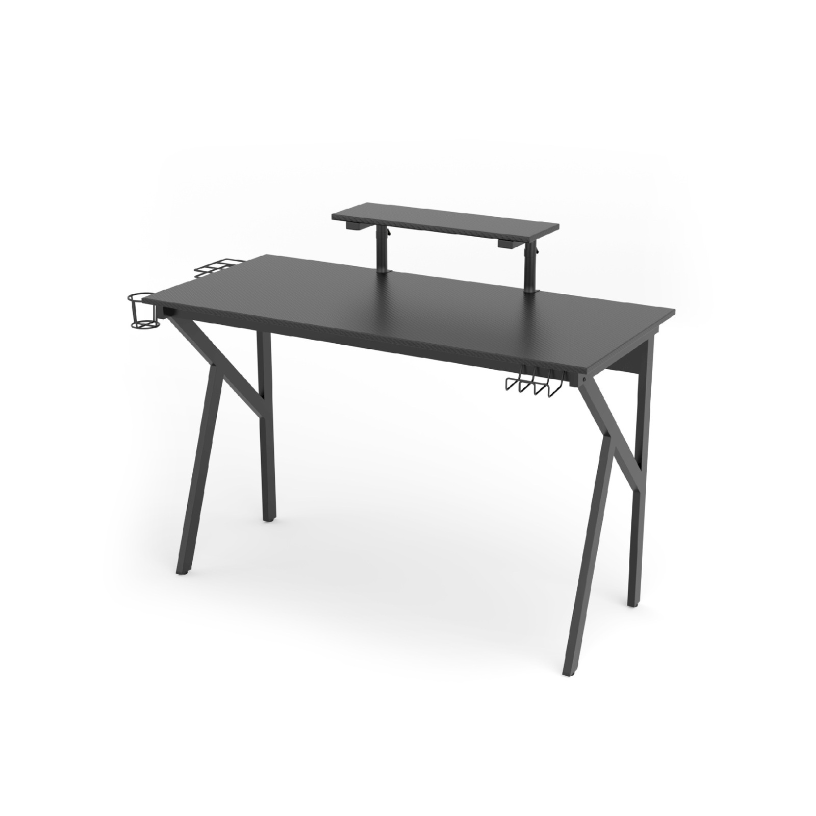 Costway Computer Gaming Desk Office Home w/Shelf Black Bunnings Australia