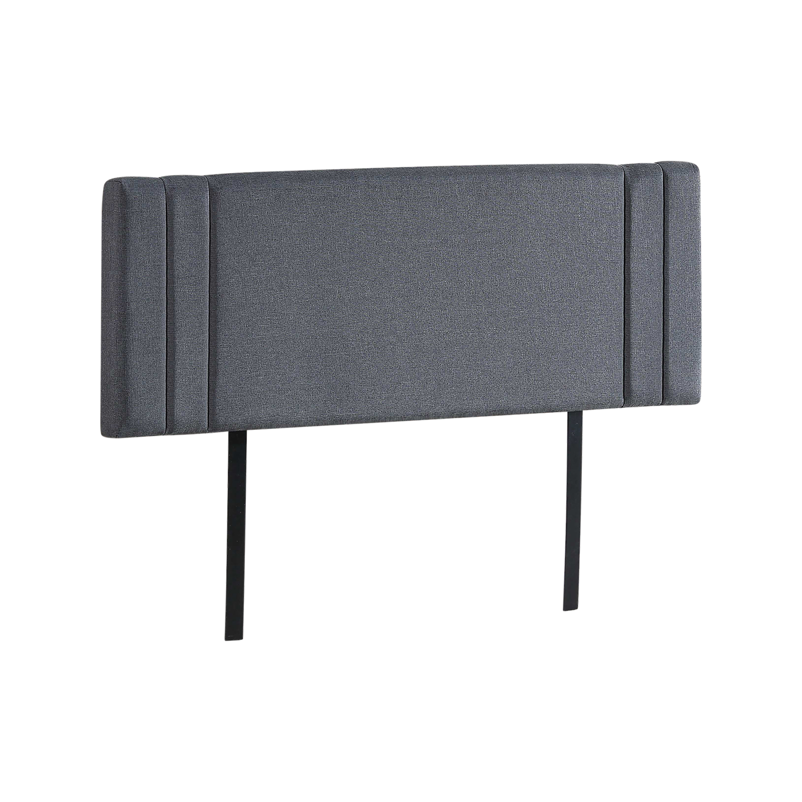 Linen Fabric Queen Bed Deluxe Headboard Bedhead Grey Bunnings Australia