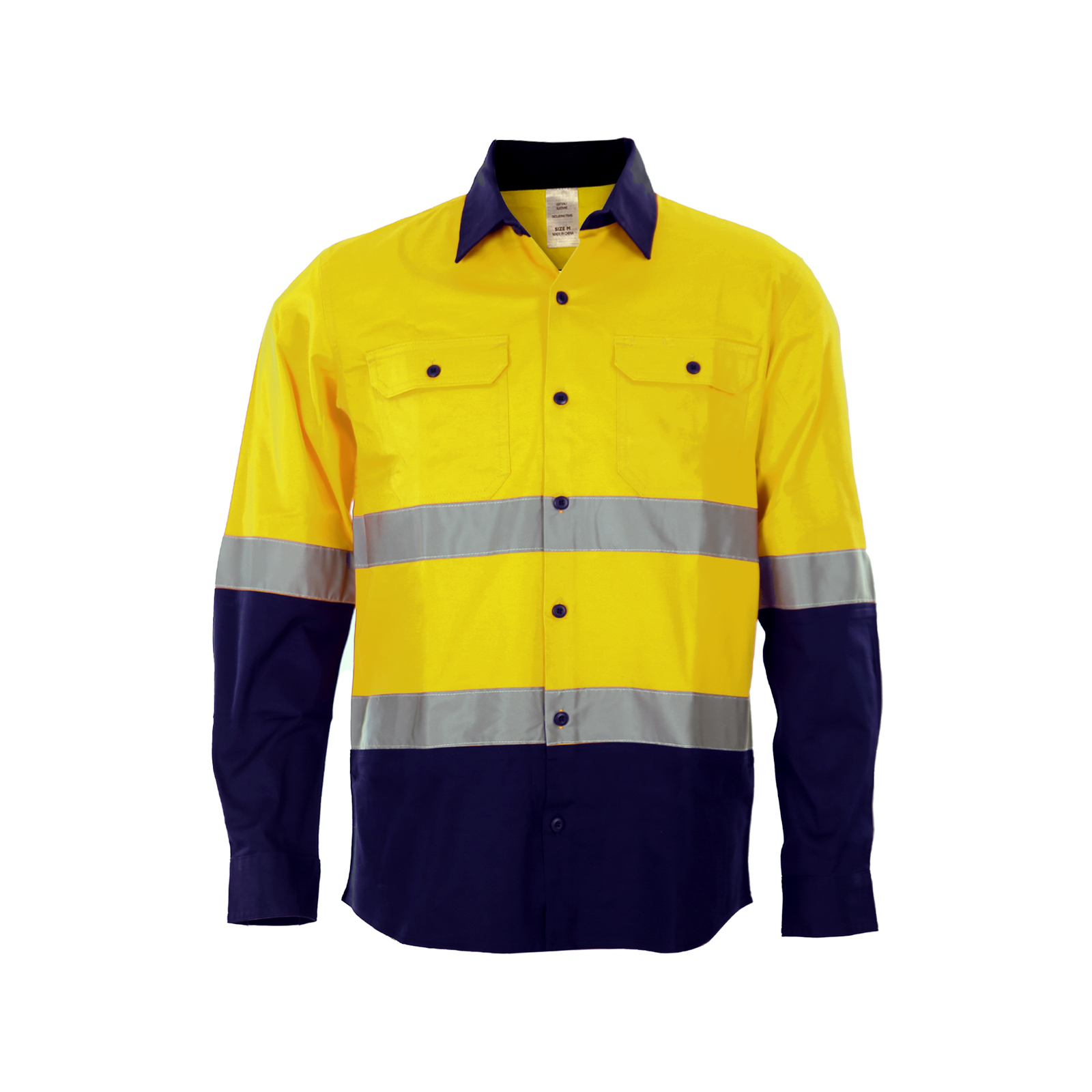 Craftright 2XL Hi Vis Yellow Long Sleeve Shirt Bunnings Australia