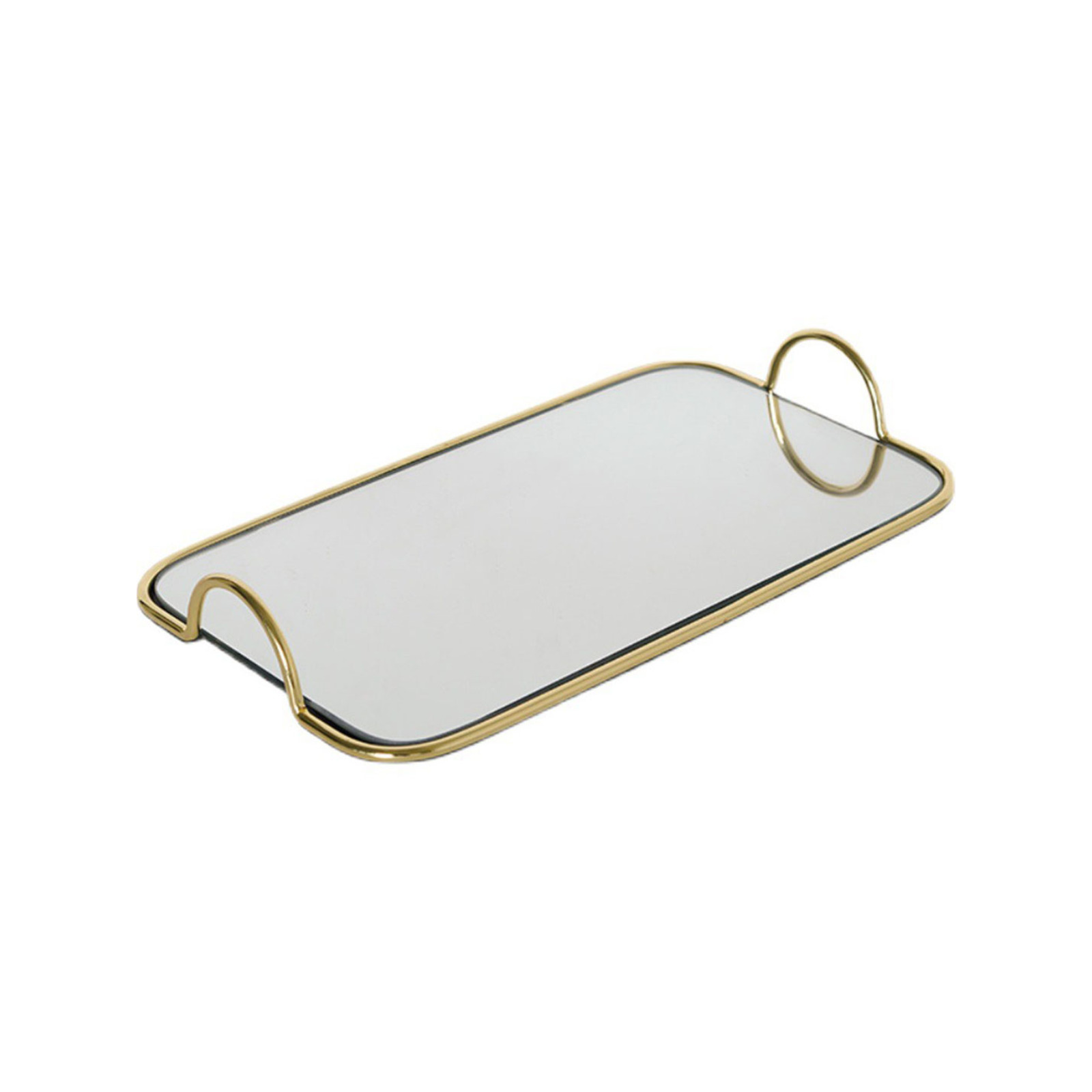 SOGA 40.5cm Gold FlatLay Vanity Tray with Handles Bunnings Australia