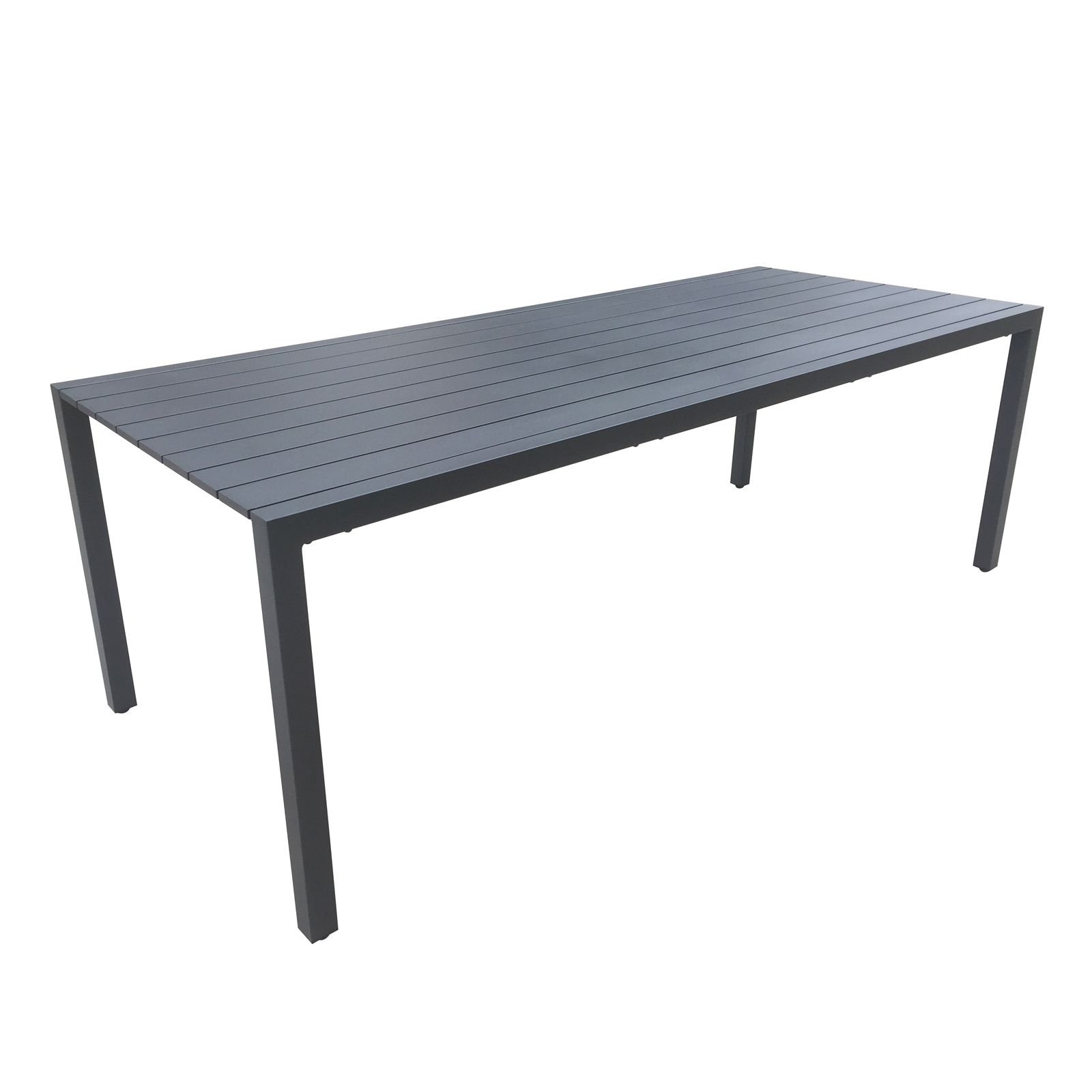 Mimosa 220 x 90cm Aluminium Lava 8 Seater Dining Table - Bunnings New ...