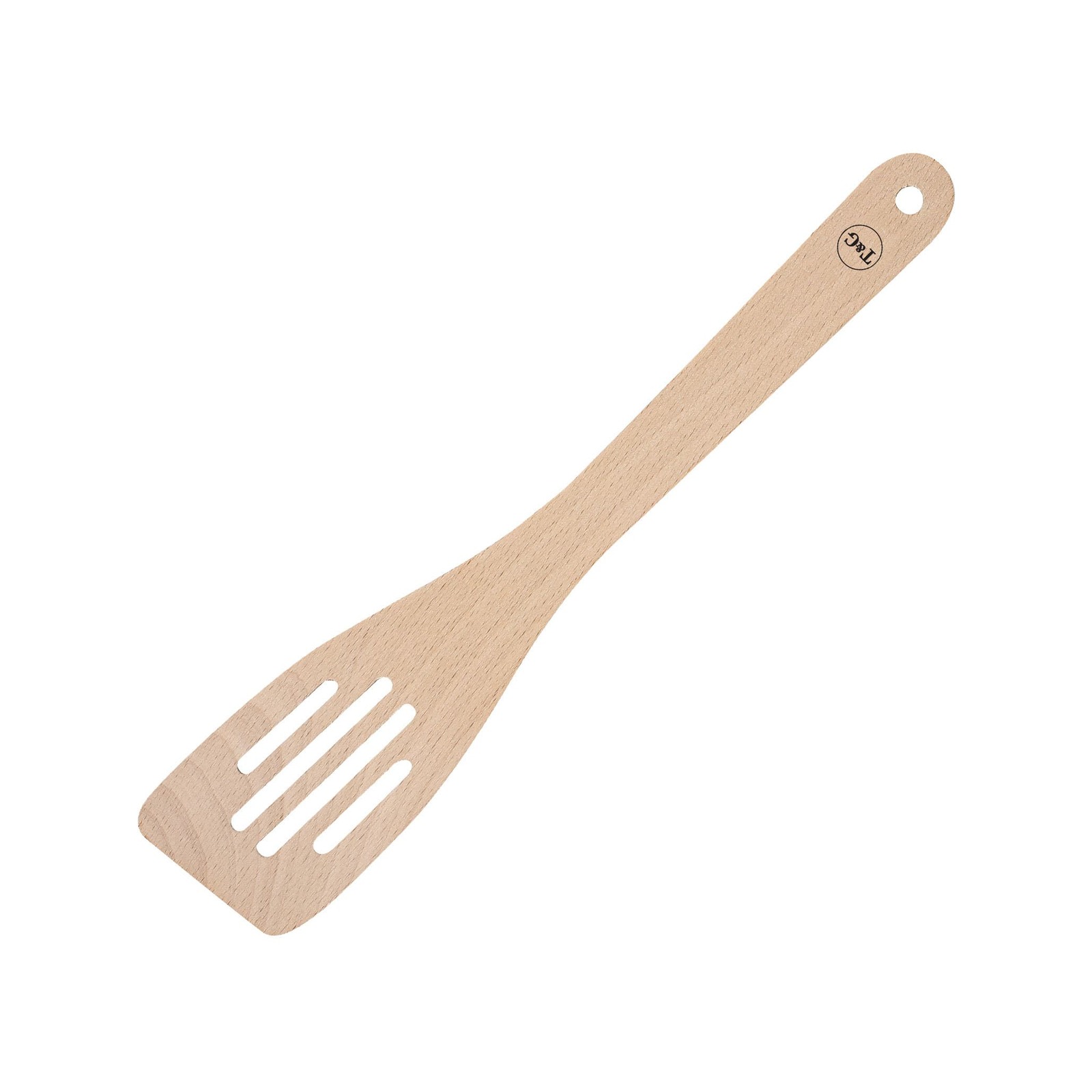 Wild Wood Wooden Curved Slotted Spatula Bunnings Australia