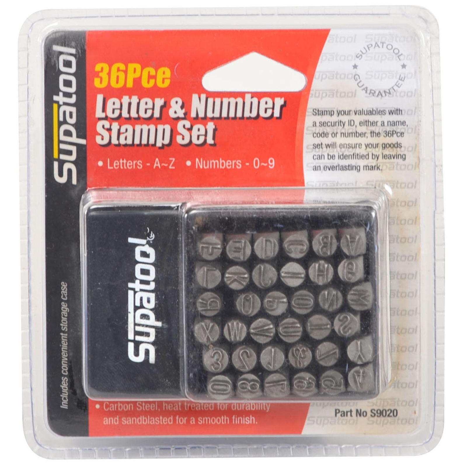 Supatool 36 Piece Letter And Number Punch Set Bunnings New Zealand