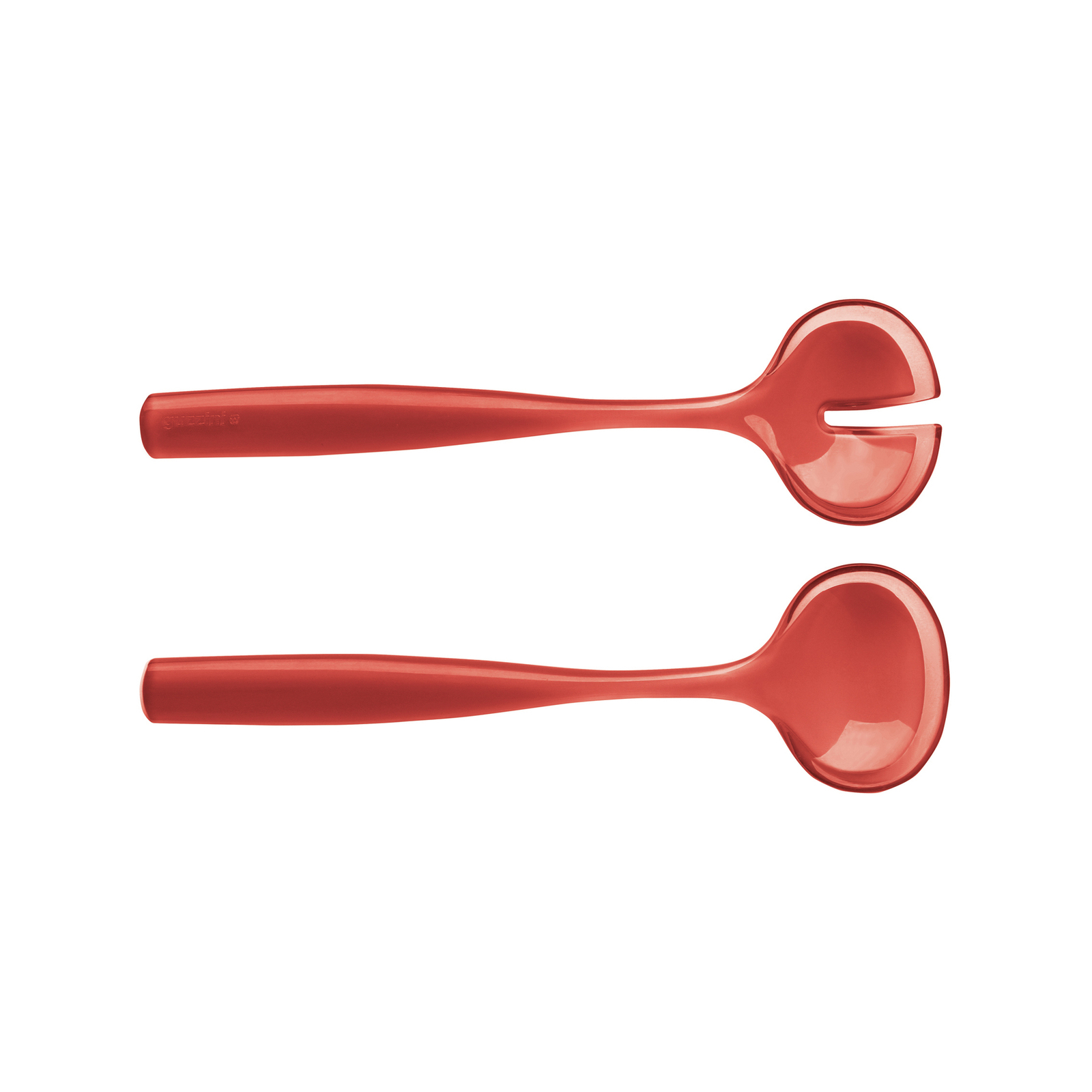 Guzzini Grace 28.3cm Salad Servers Plastic Spoon/Fork - Red - Bunnings ...