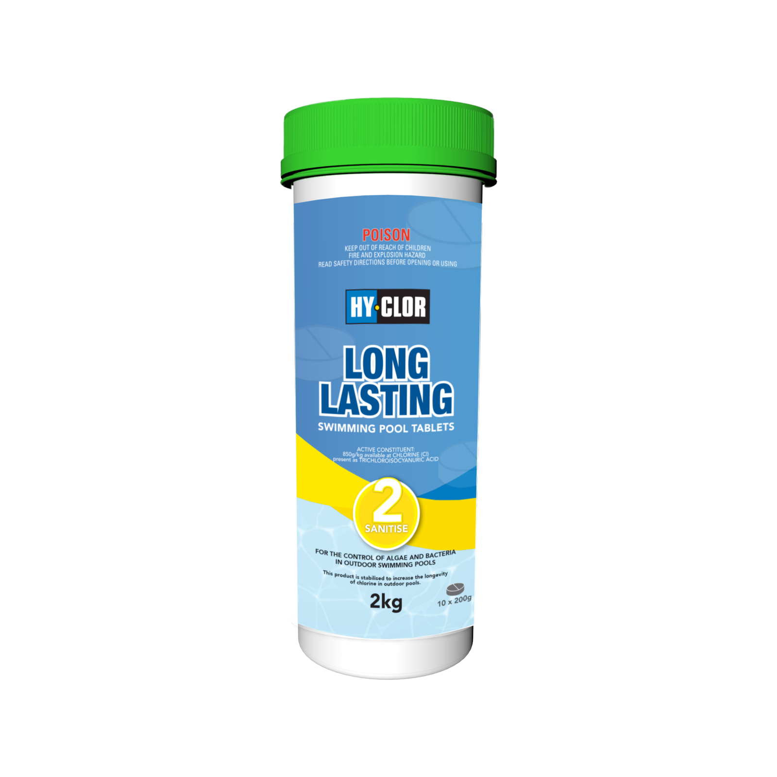 HyClor 2kg Long Lasting Pool Chlorine Tablets 2kg Bunnings Australia