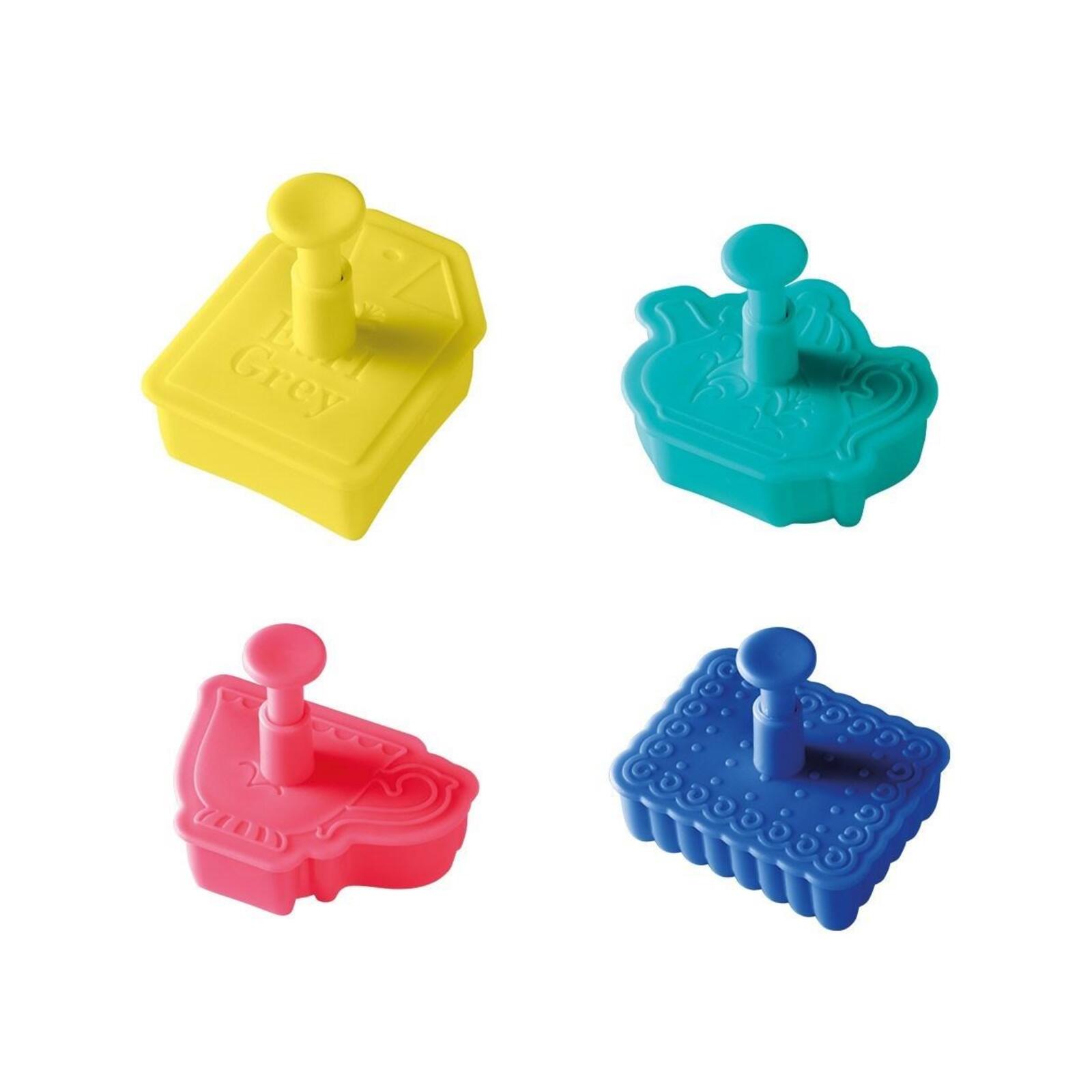 Soffritto Professional Bake 4 Piece Tea Cookie Stamp Set Bunnings Australia