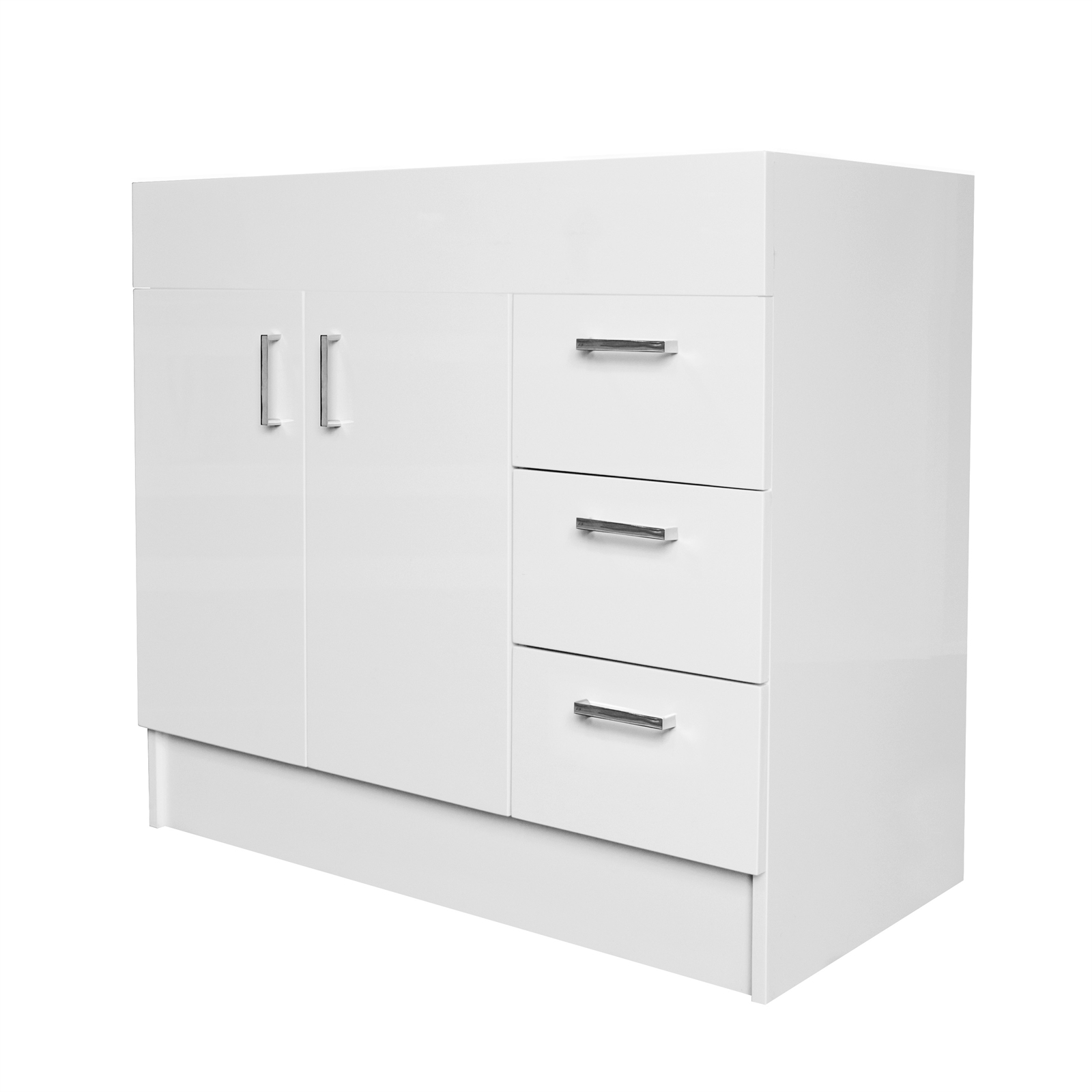 Estilo 900mm Vinyl Wrap Freestanding Vanity Only Bunnings Australia