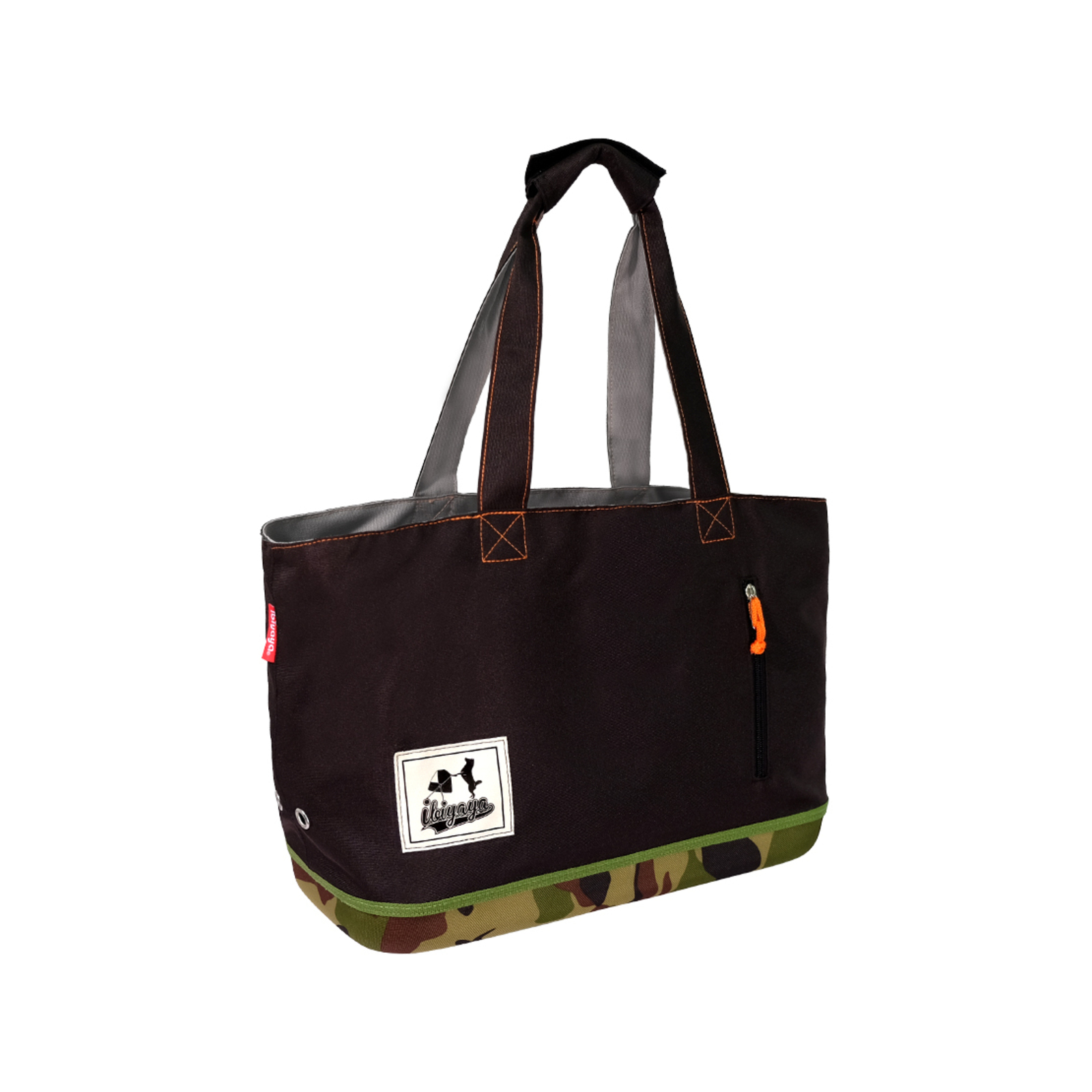Ibiyaya Canvas Pet Carrier Tote for Pets up to 7kg Camouflage Bunnings Australia