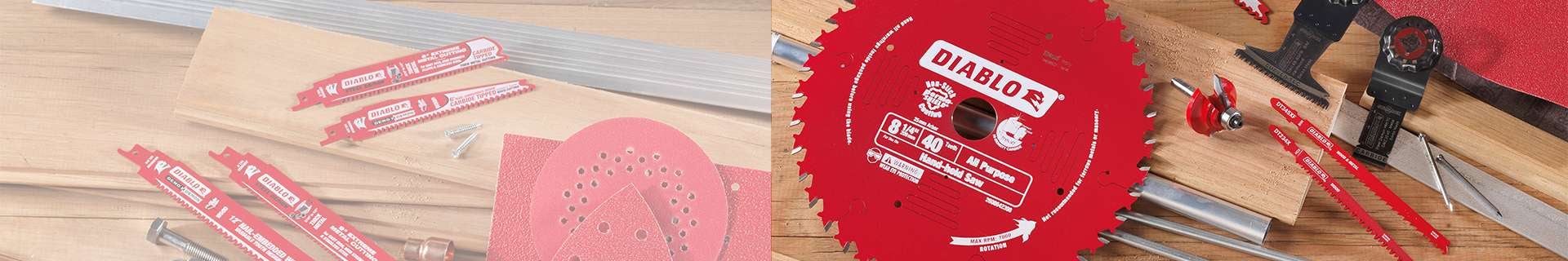 Saw blades and accessories.