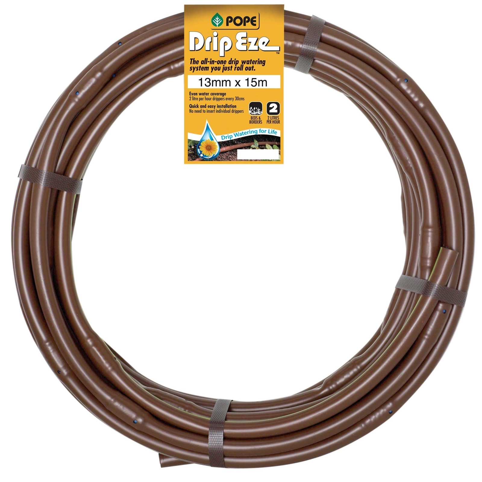 Pope Irrigation Drip Eze Hose 13mm x 15m Bunnings New Zealand