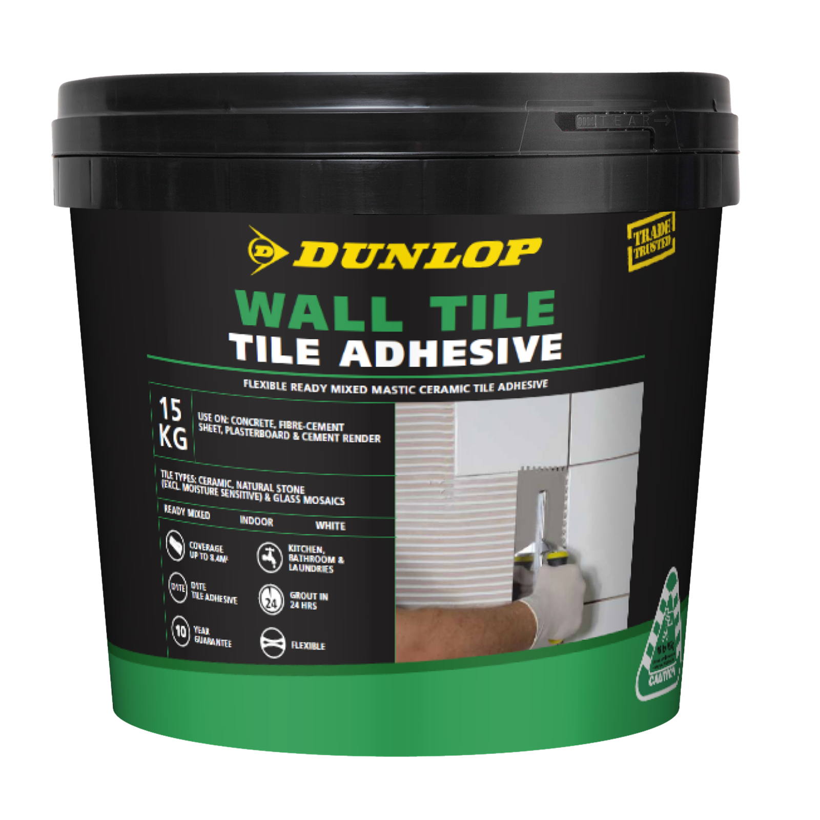 Dunlop 15kg Wall Tile Adhesive Bunnings Australia