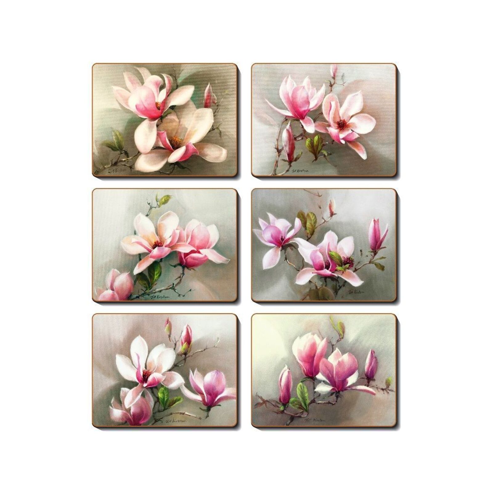 Cinnamon Placemats Cork Backed Set of 6 Magnolias Bunnings Australia