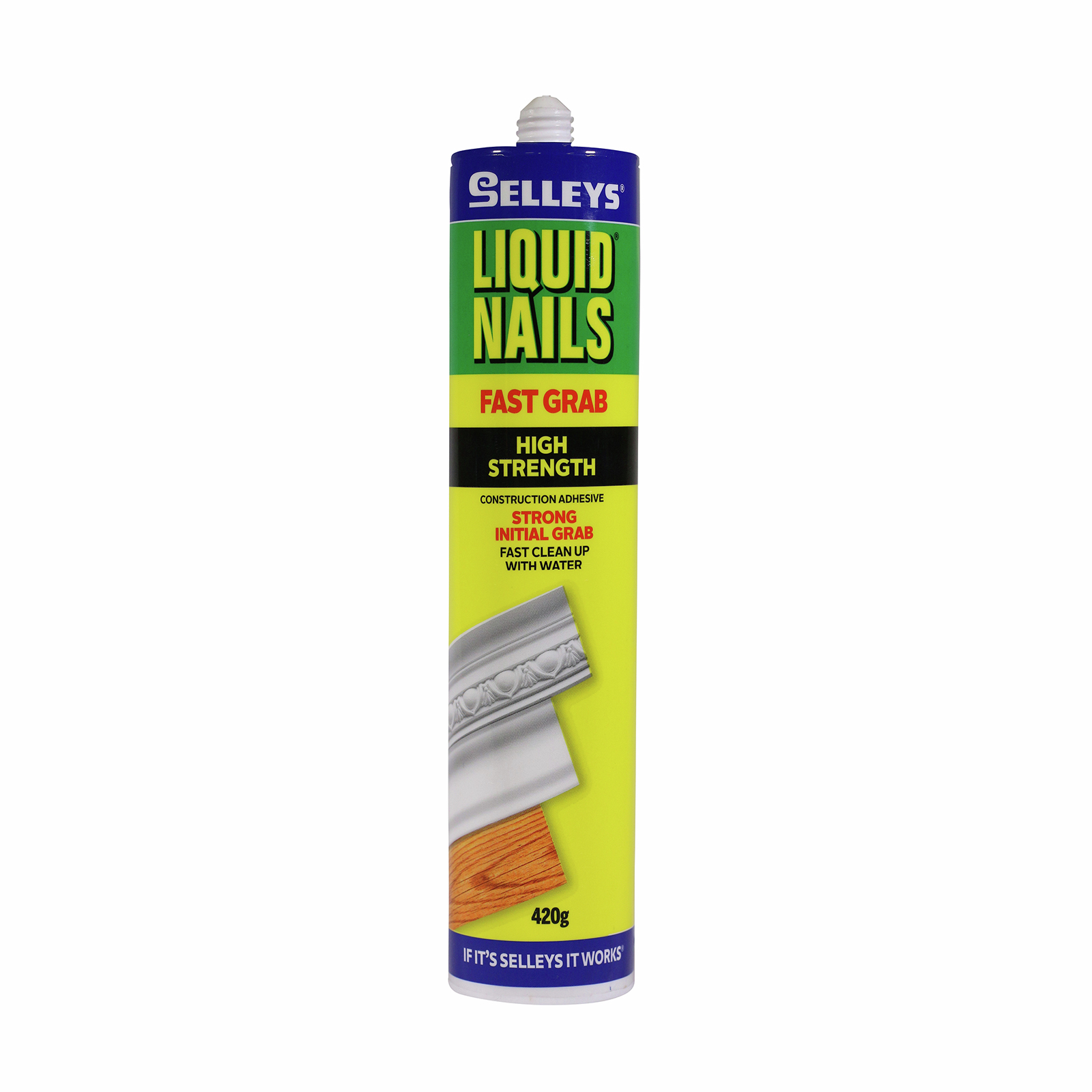 Selleys 420g Liquid Nails Fast Grab Strong Adhesive Bunnings Australia