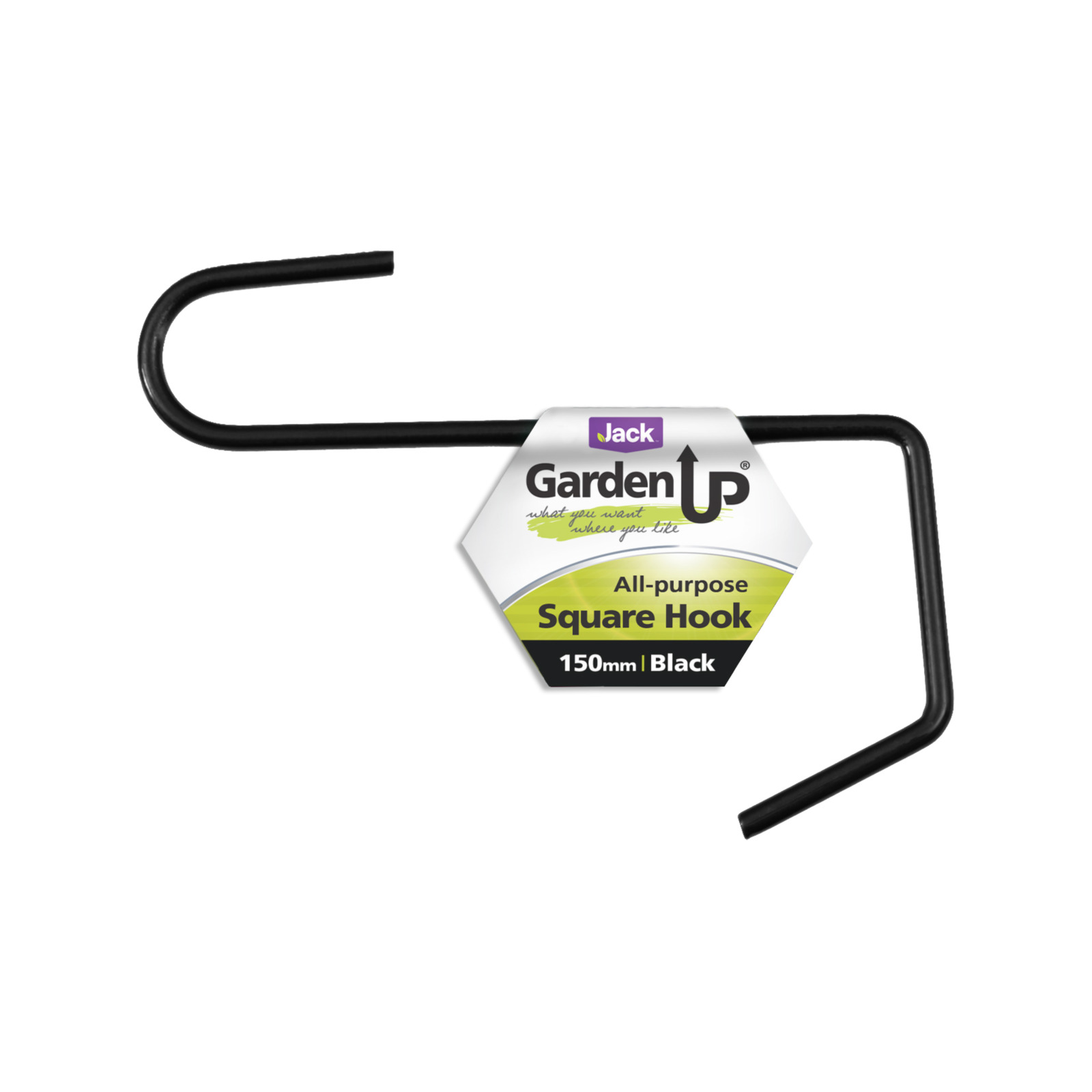 Jack 150mm Black Square Hanging Basket Hook Bunnings Australia