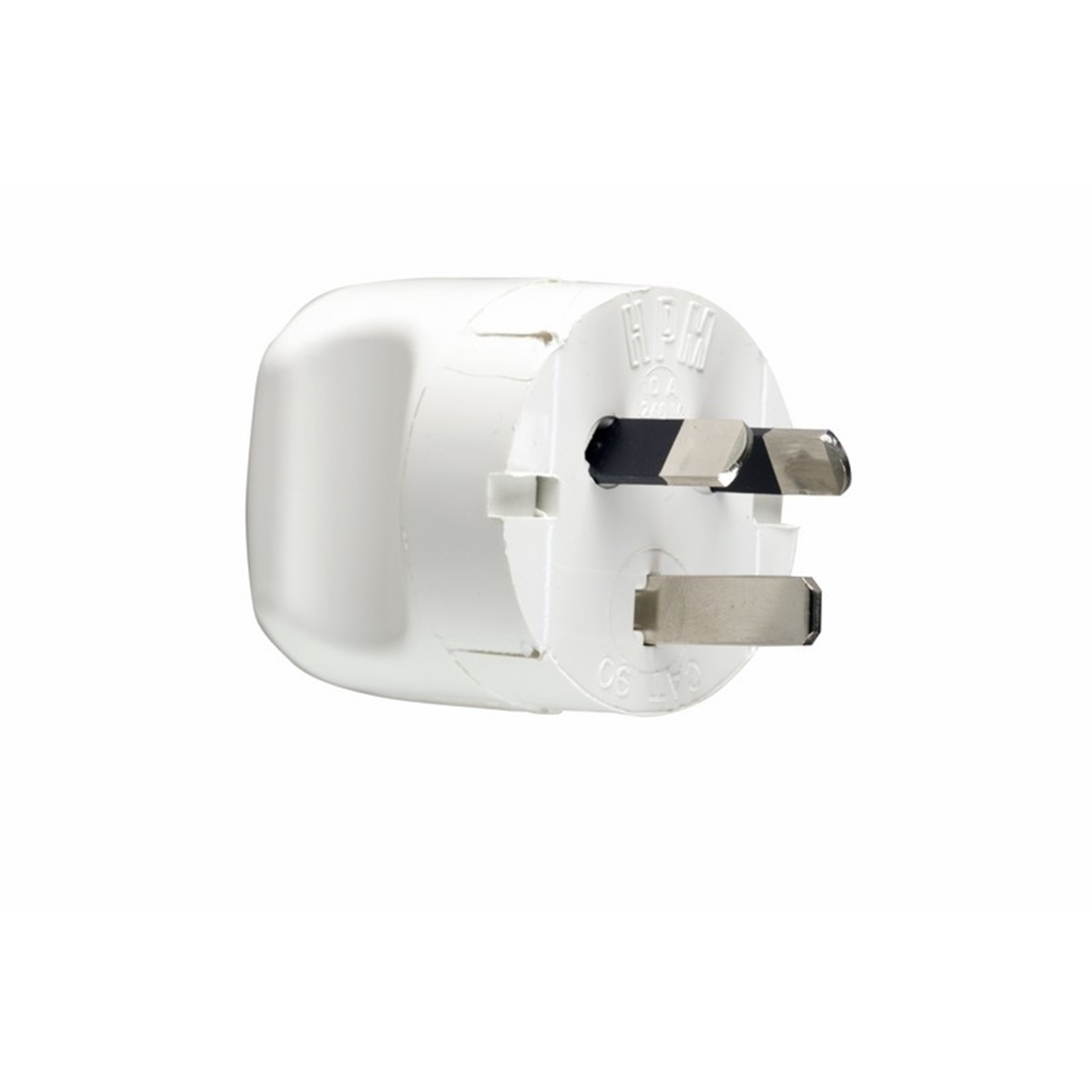 HPM 3 Pin Large Plug Top 10 Amp - White - Bunnings New Zealand