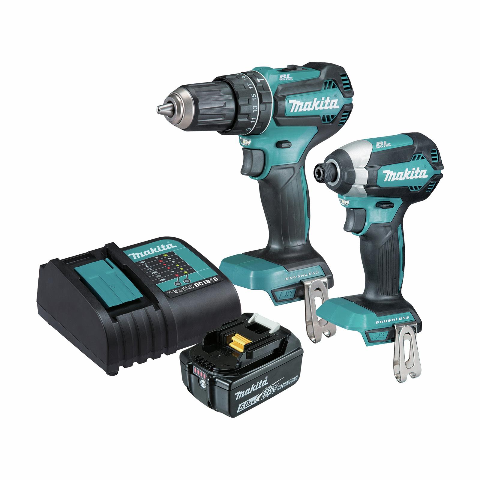 Makita 18V 2 Piece Brushless Cordless Combo Kit Bunnings Australia