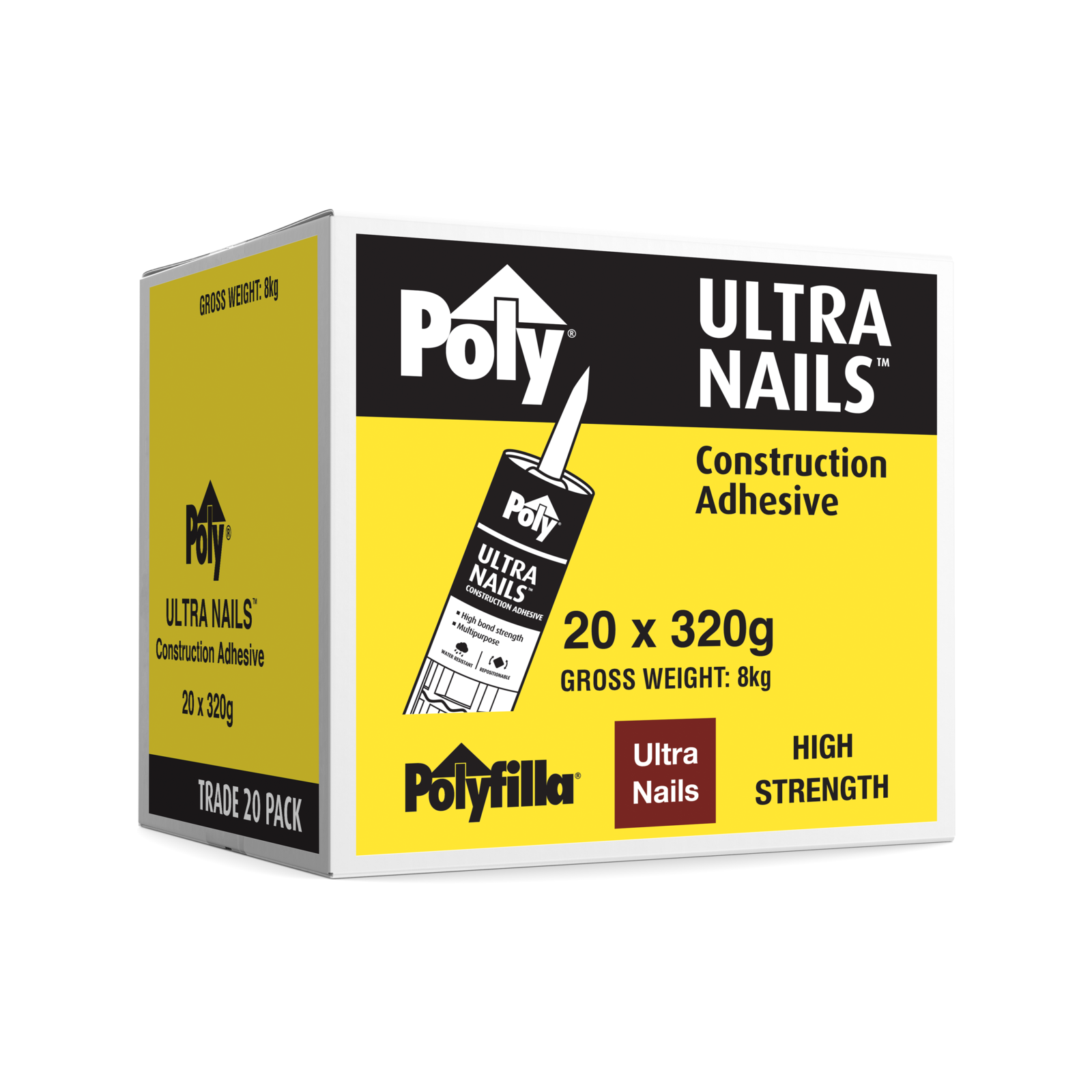 Poly 320g Ultra Nails Construction Adhesive Bunnings Australia