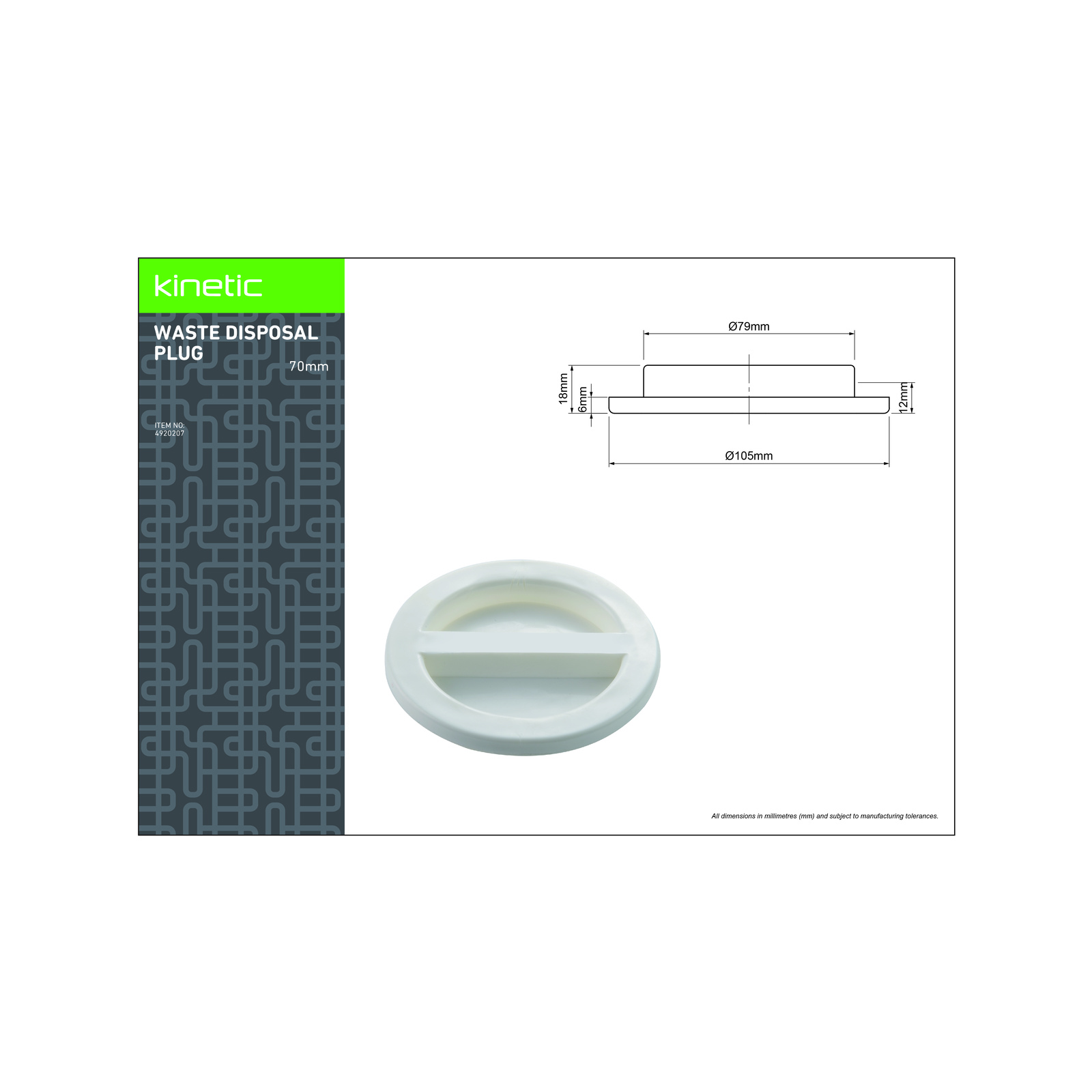 Waste Disposal Plug Bunnings Australia