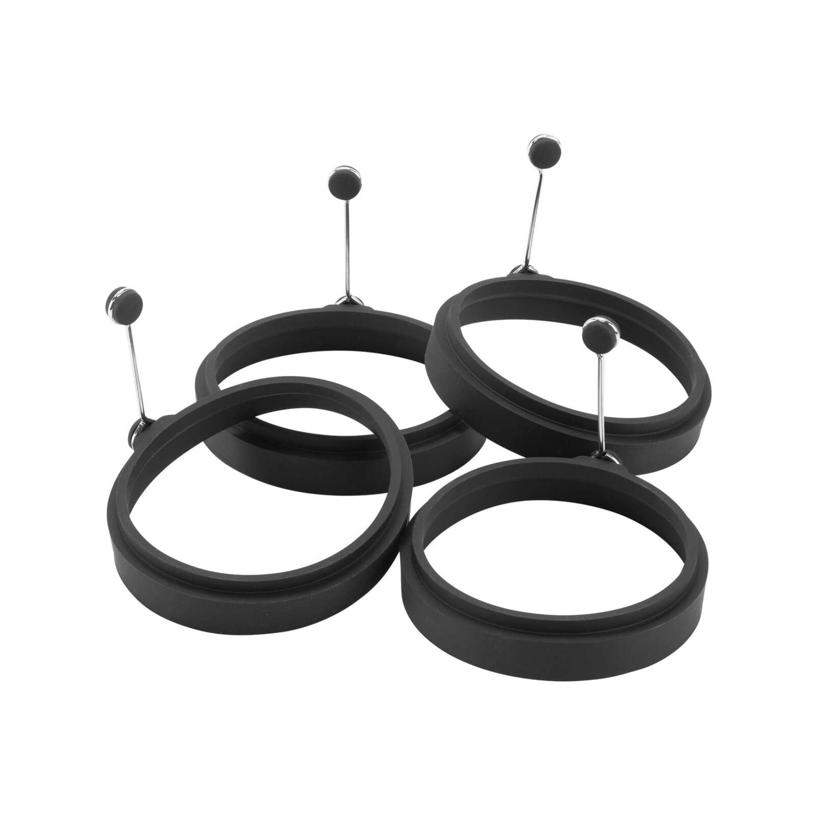 Kleva Silicone Egg Rings 4X Black Bunnings Australia
