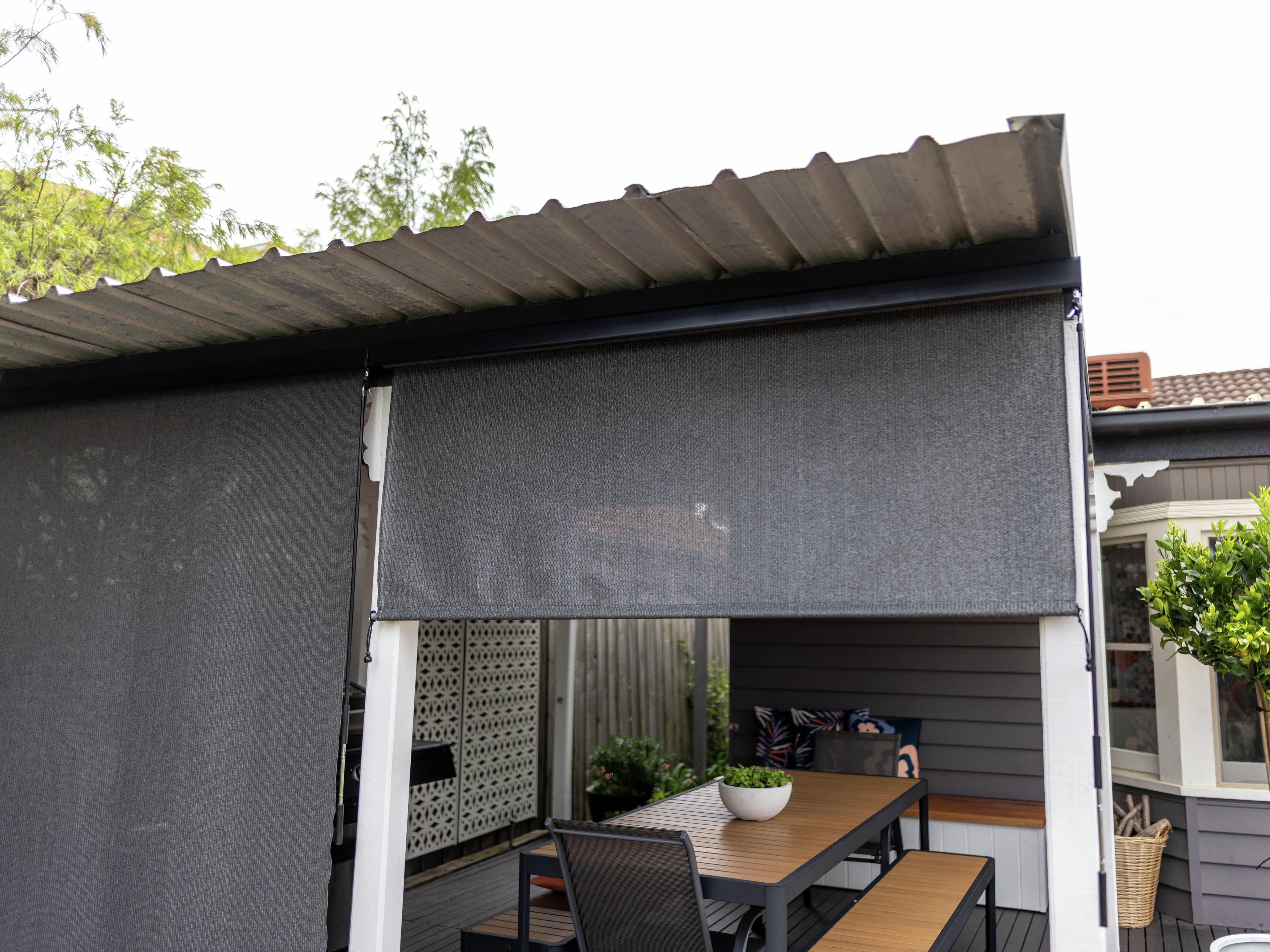 How To Install Outdoor Roller Blinds - Bunnings Australia