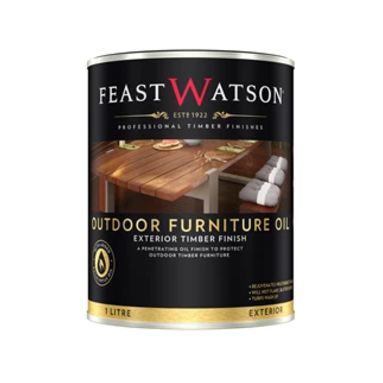Feast Watson 1L Teak Outdoor Furniture Oil Bunnings Australia