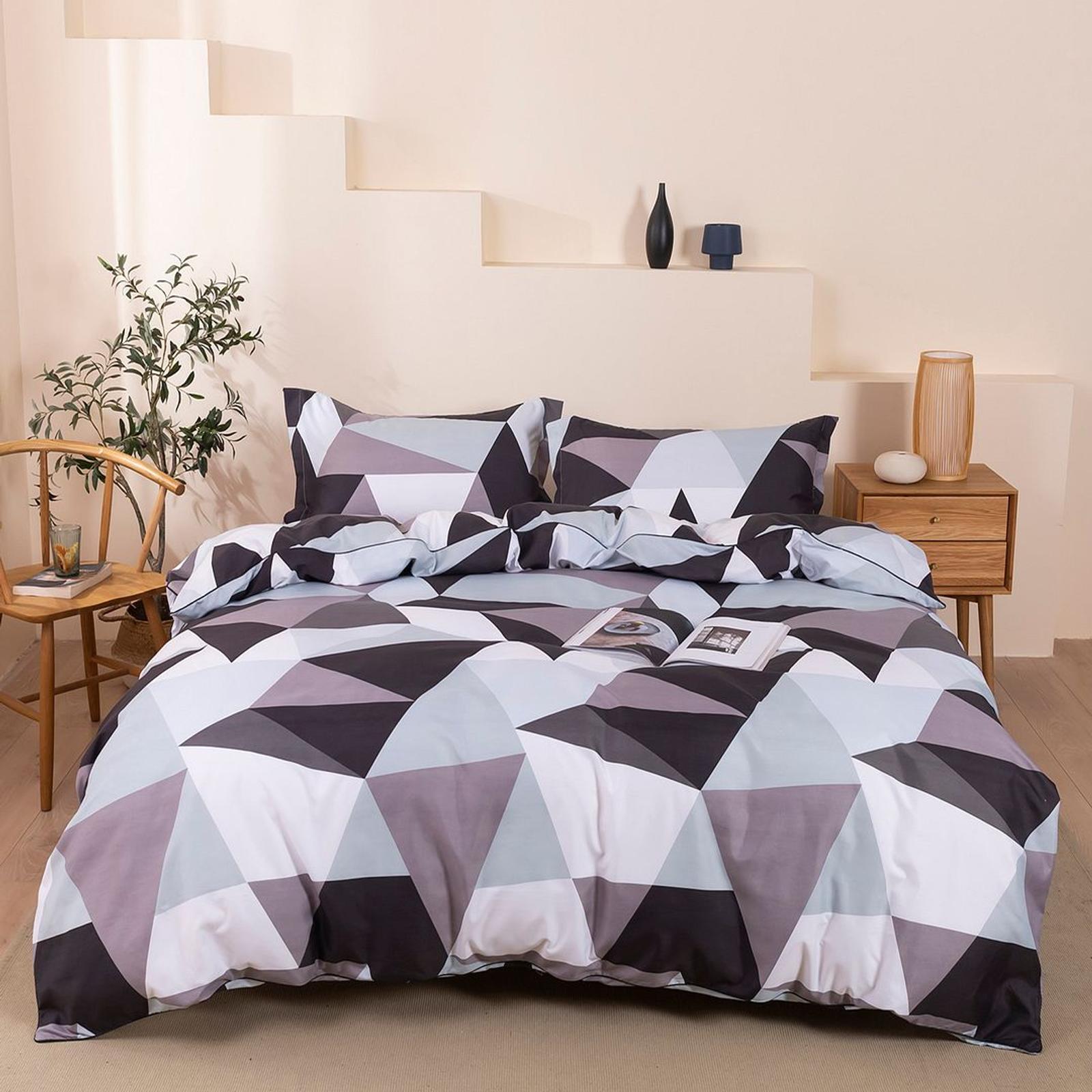 Fabric Fantastic Camara Queen Size Quilt/Doona/Duvet Cover Set Bunnings Australia