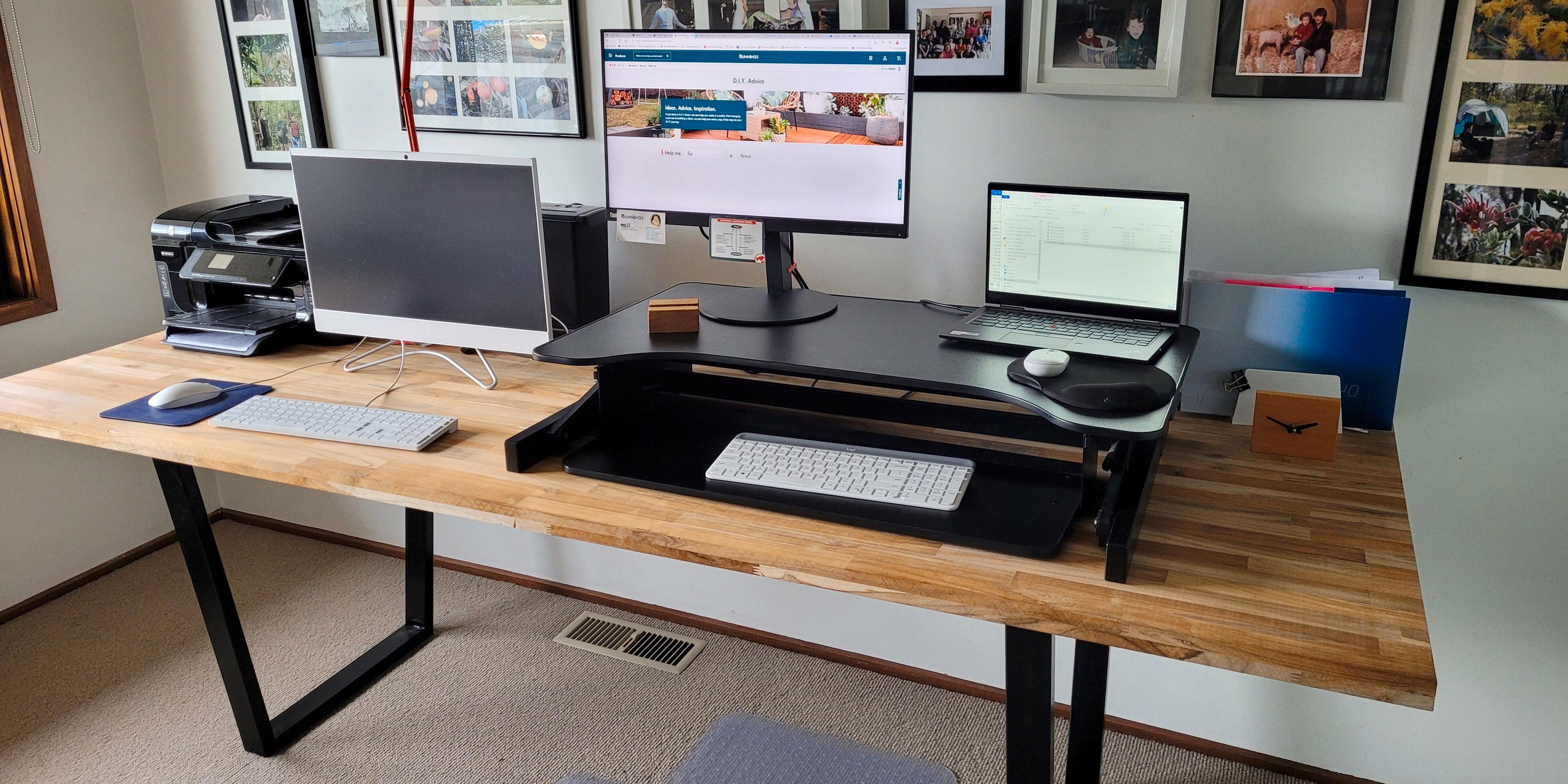 Homemade store computer table